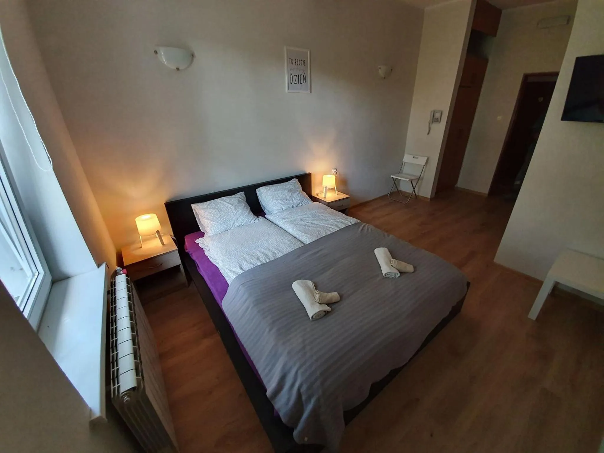 Bed in Pensjonat Tężniowa 6