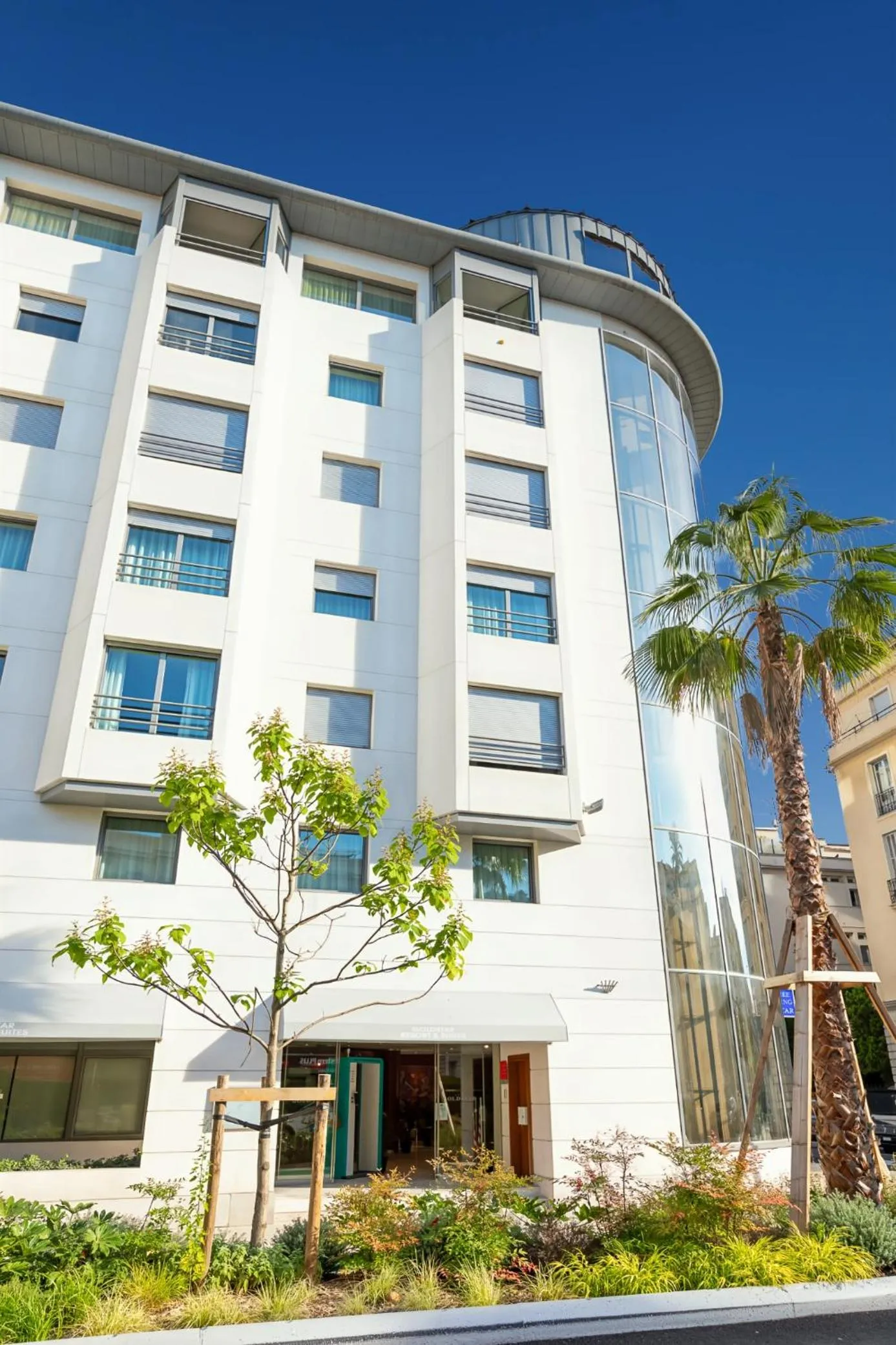 Property building in Goldstar Apartments & Suites