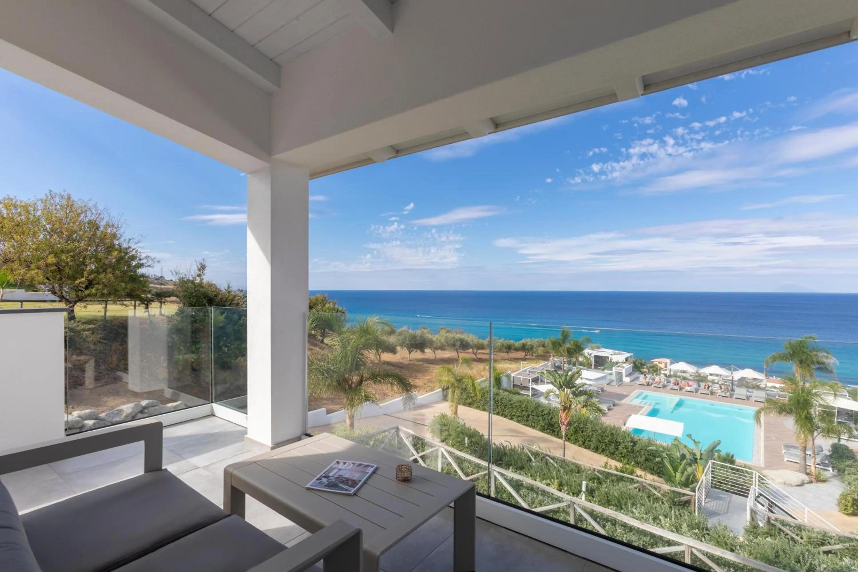 Sea view in Midenza Seaside & Nature Retreat