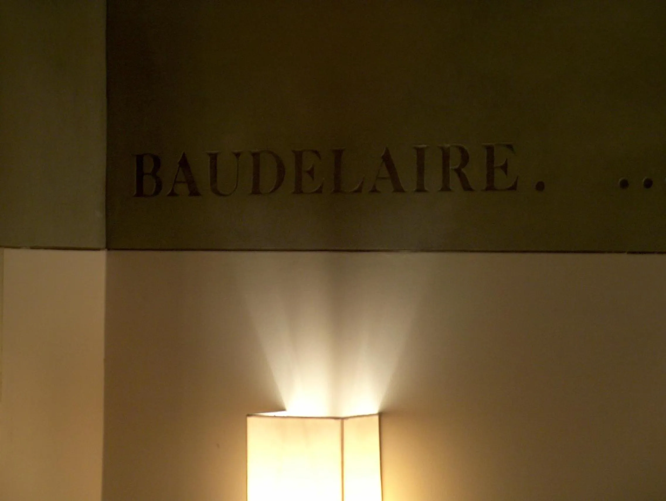 Decorative detail in Hôtel Quartier Latin