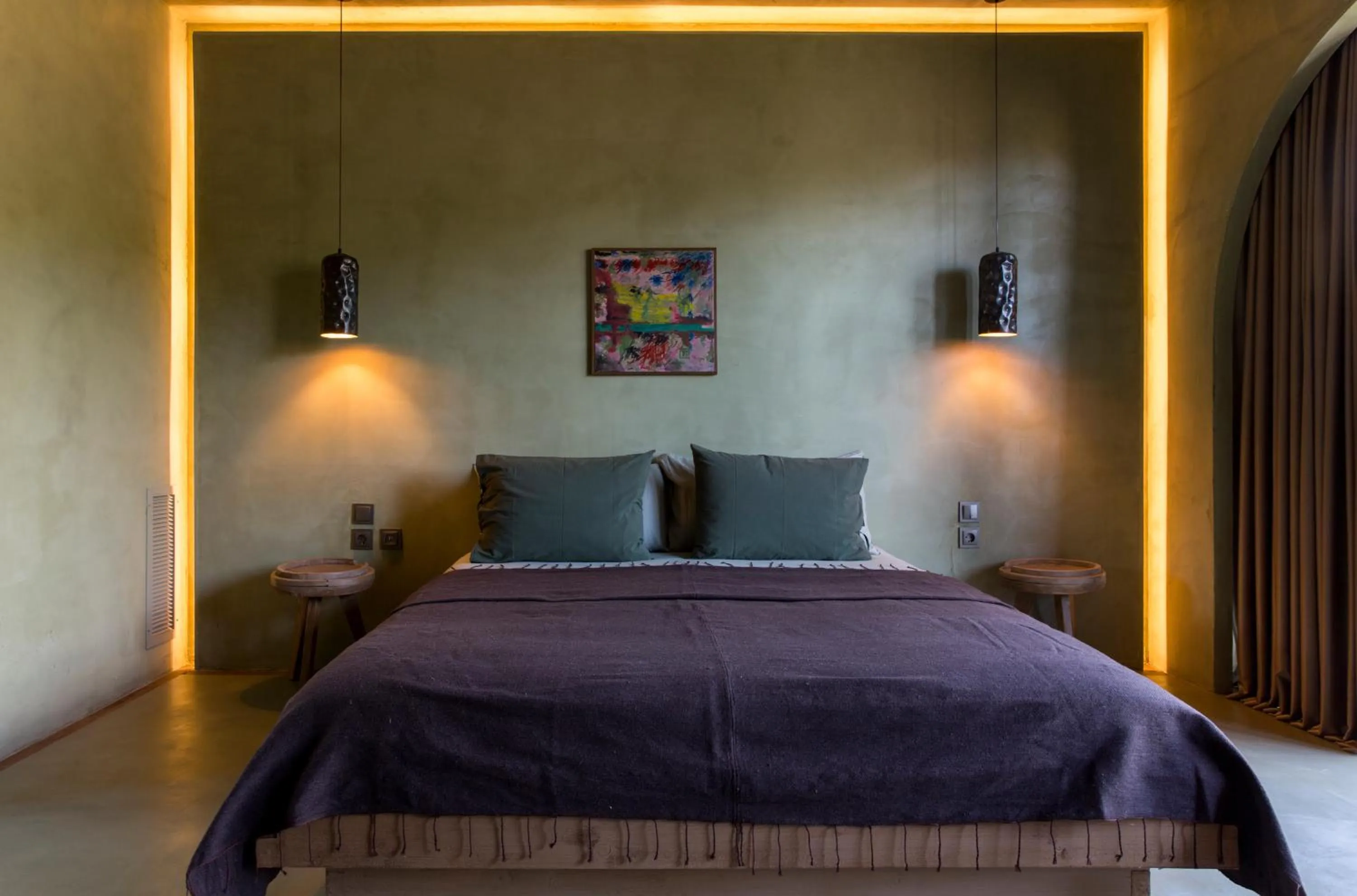 Bedroom, Bed in Life Gallery Hotel & Spa