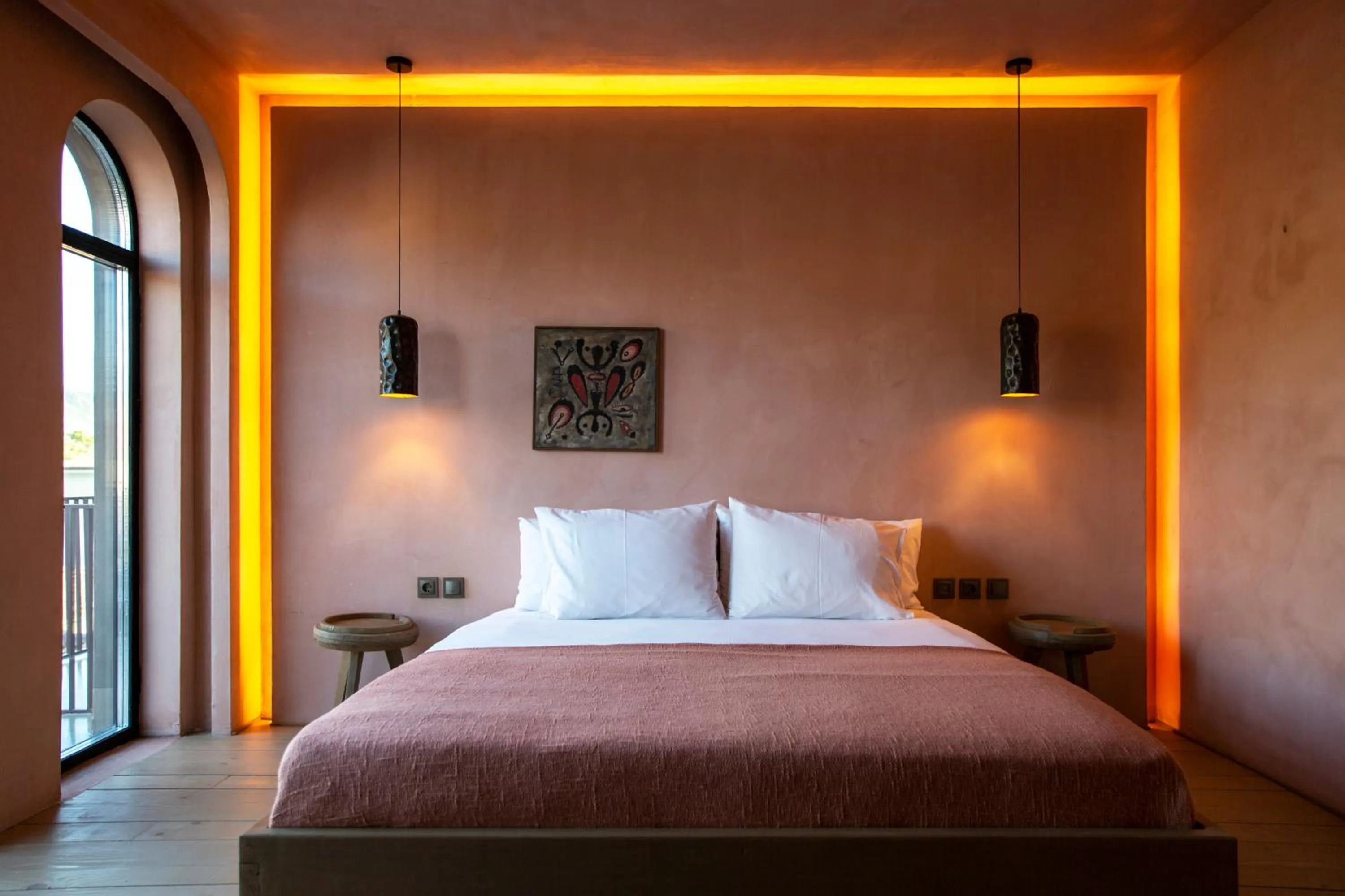 Bedroom, Bed in Life Gallery Hotel & Spa