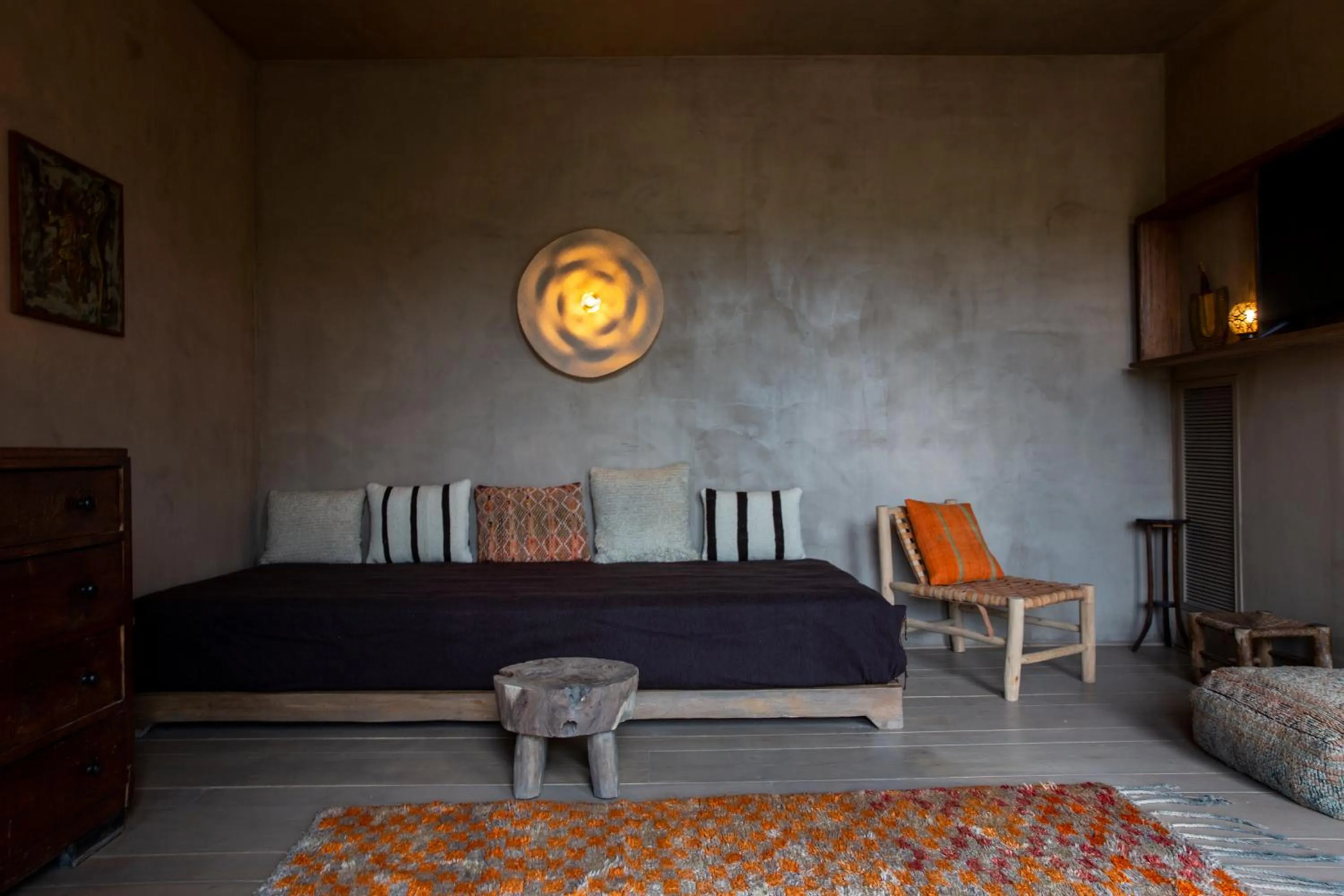 Seating area, Bed in Life Gallery Hotel & Spa