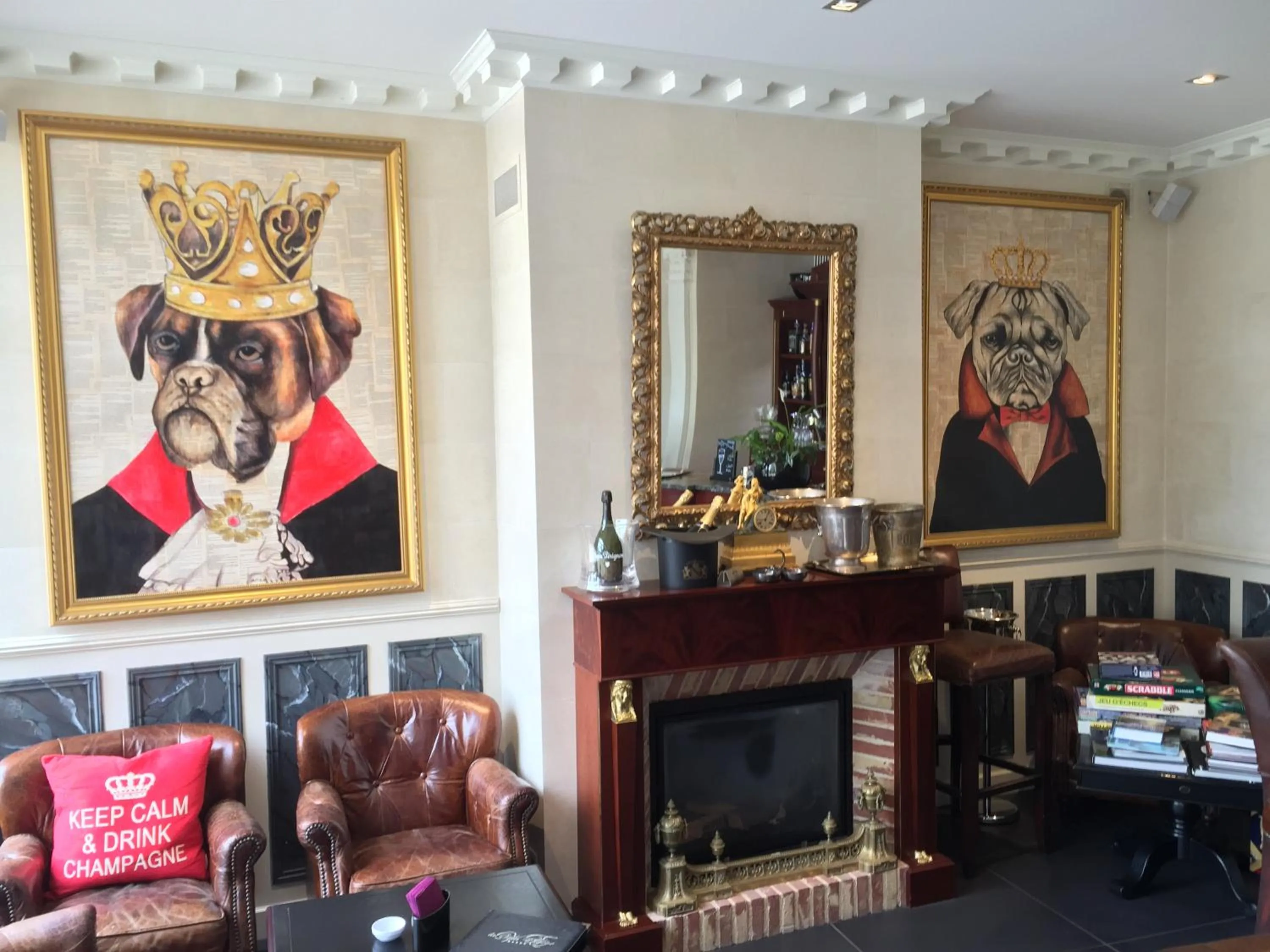 Decorative detail in Hôtel La Villa Eugene