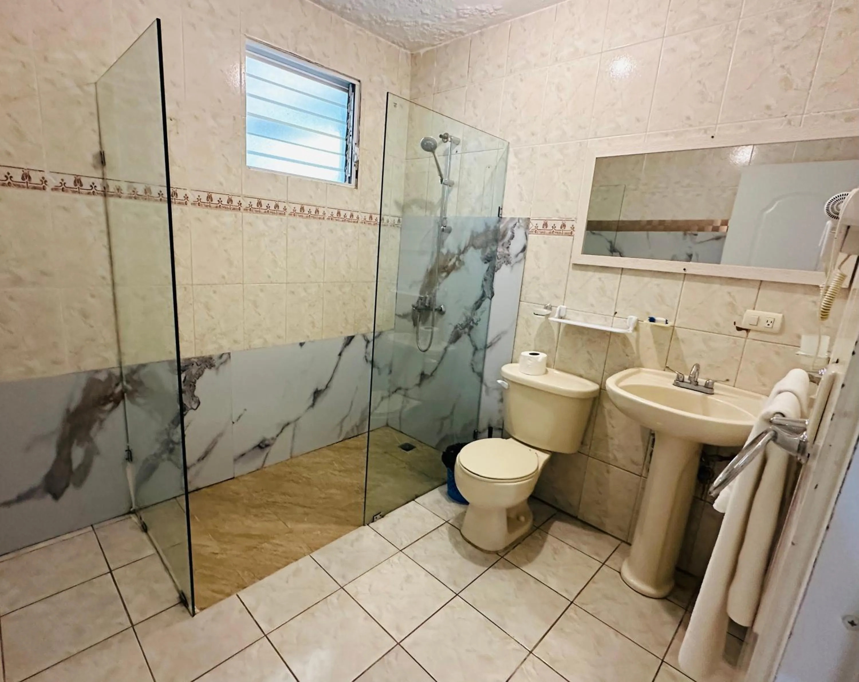 Shower in Aparthotel Michaela