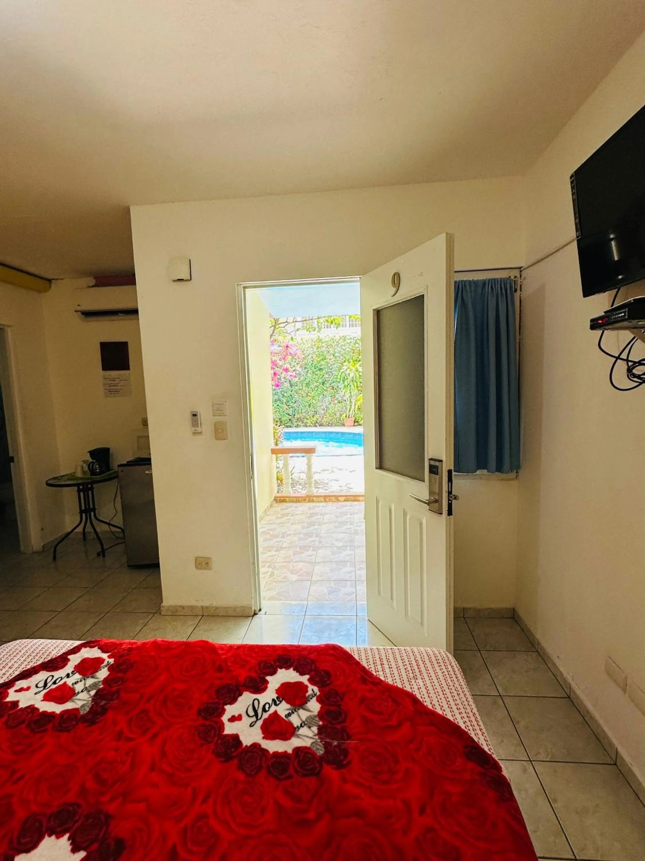 Bed in Aparthotel Michaela