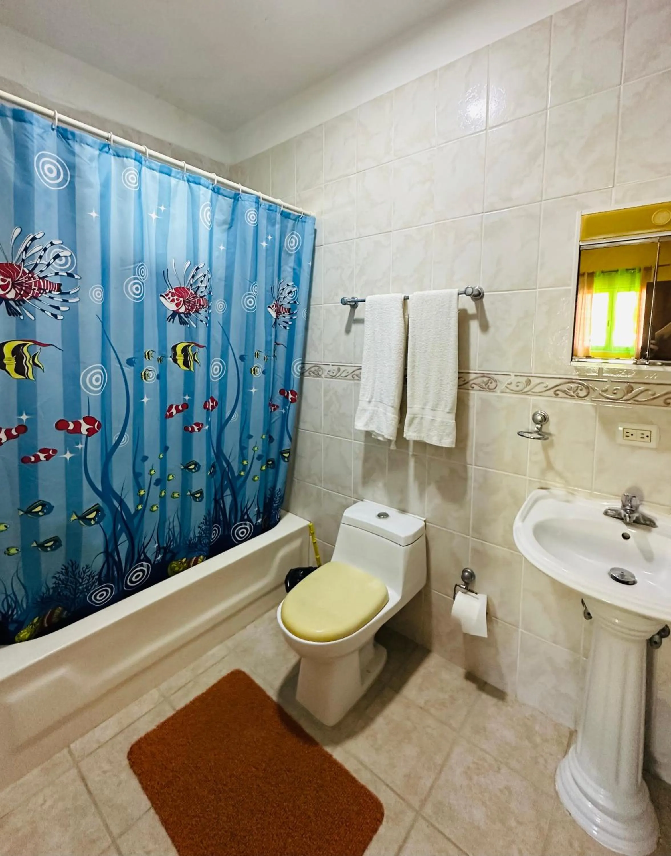 Bathroom in Aparthotel Michaela