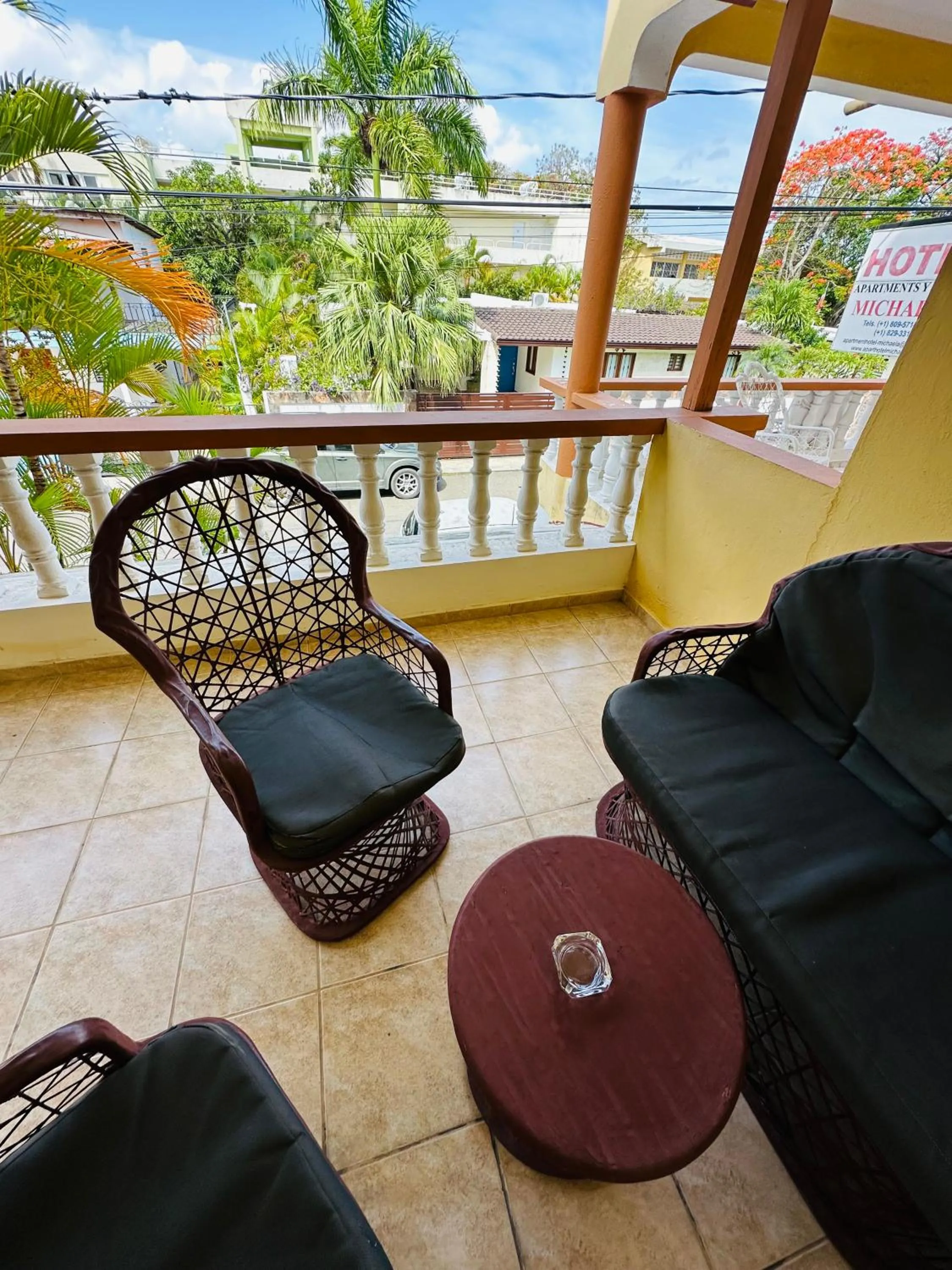 Balcony/Terrace in Aparthotel Michaela