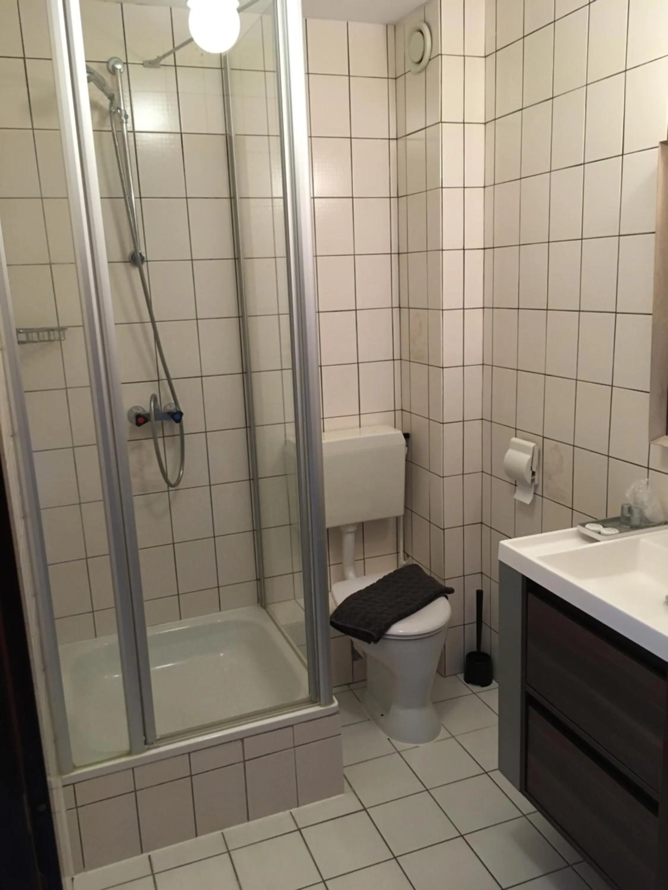 Shower in B&B Bie Janssen