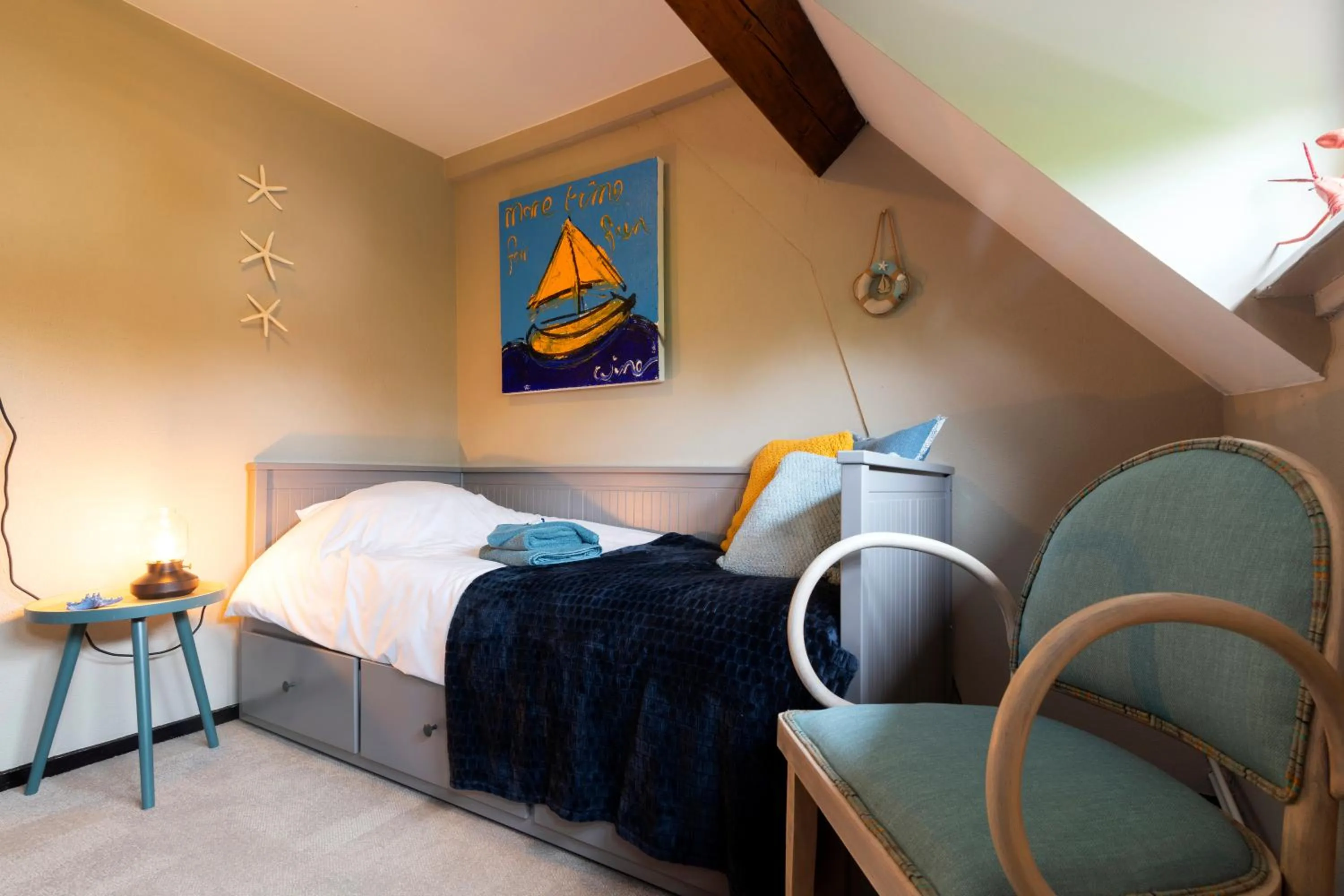 Bedroom, Bed in B&B Bie Janssen