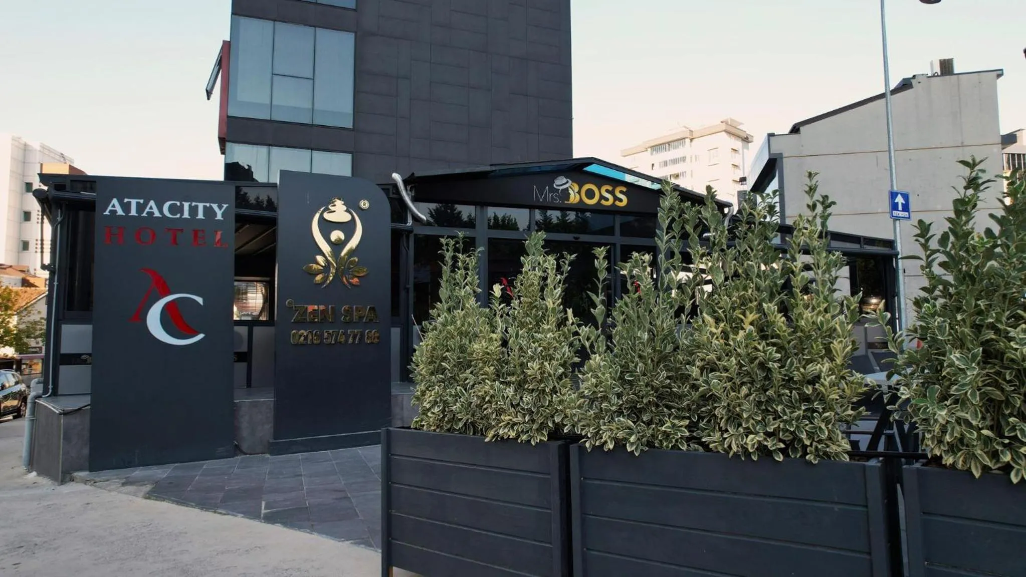 Facade/entrance in Atacity Hotel