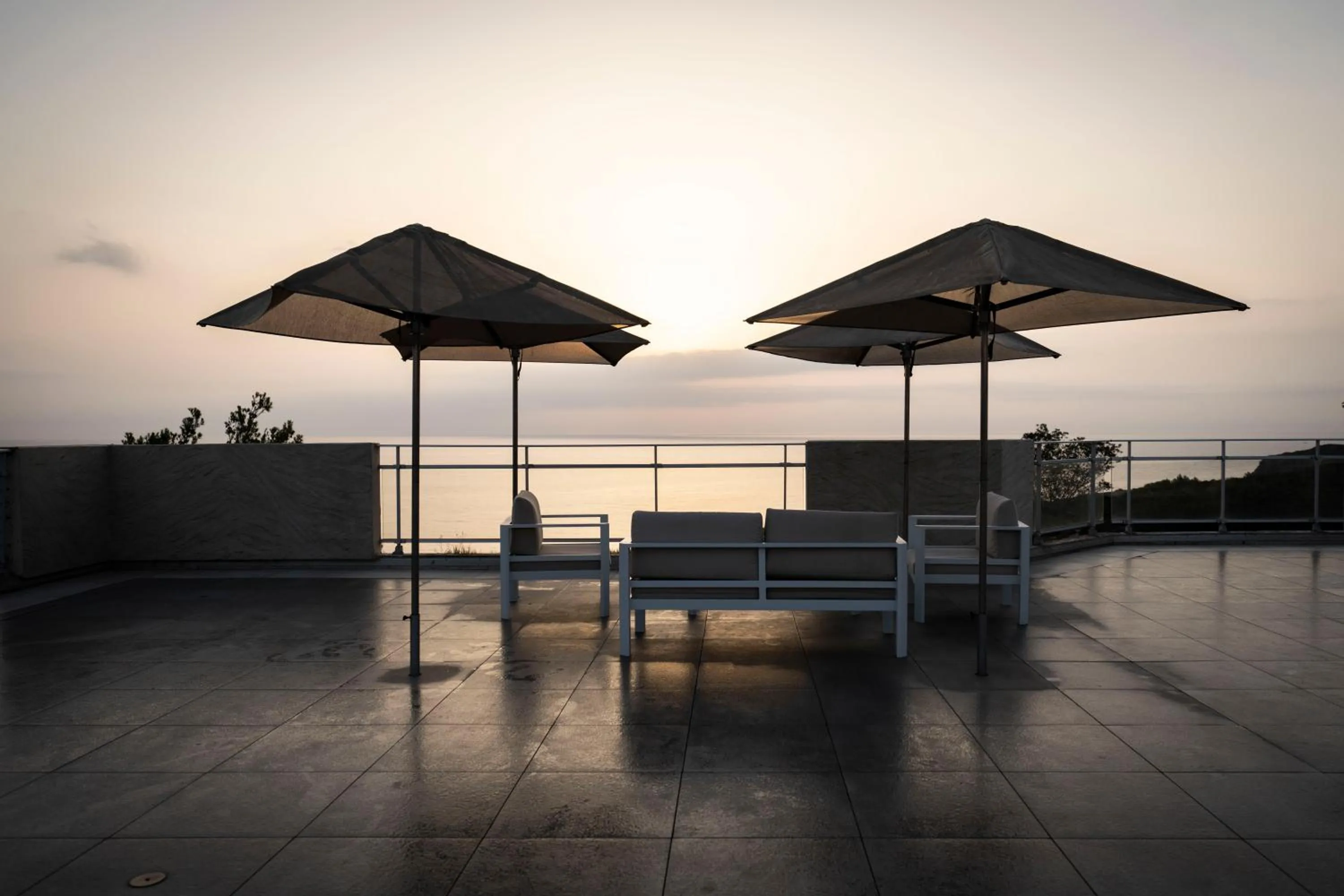 Patio in Côté Thalasso Hôtel & Spa Marin