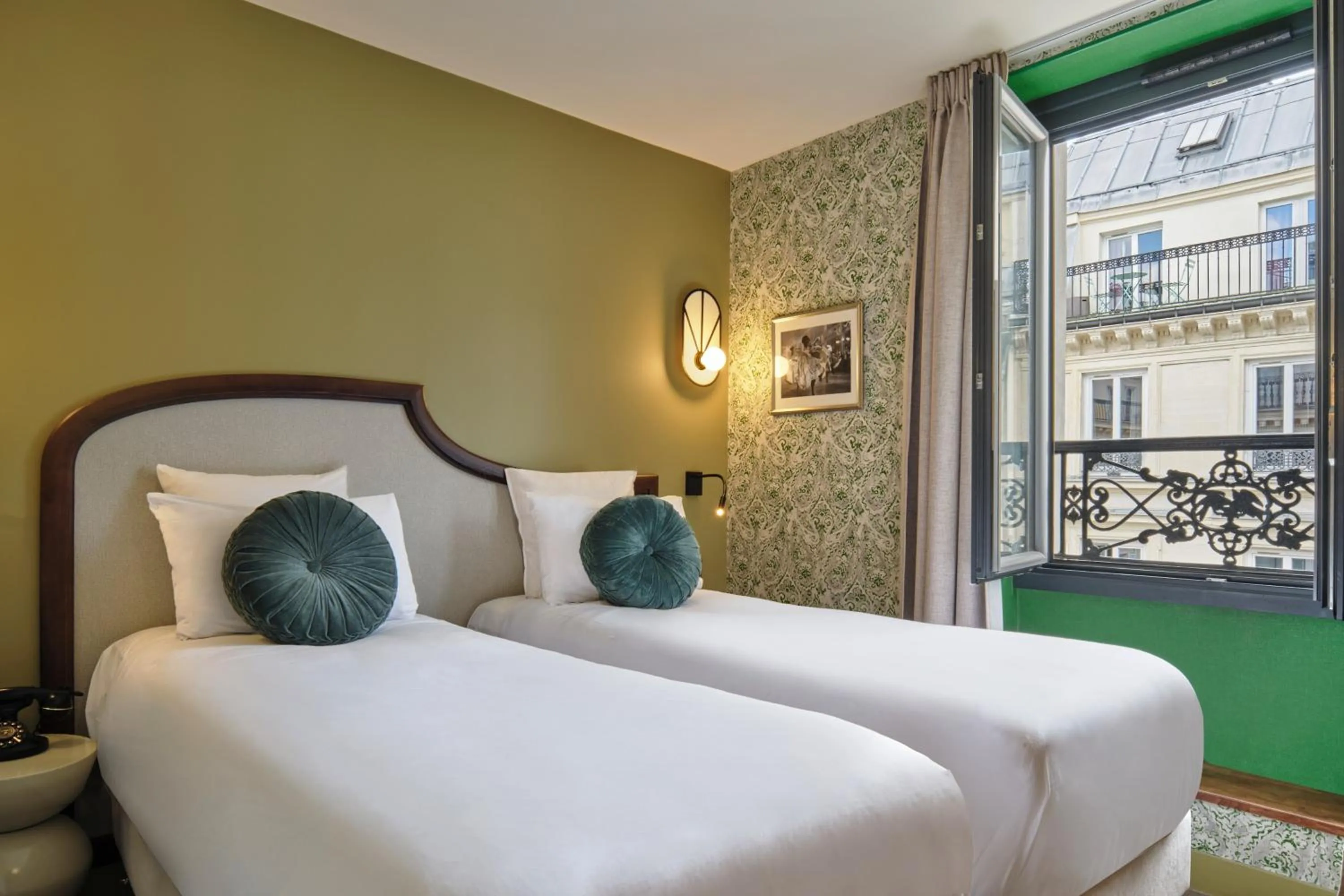 Bedroom, Bed in Hôtel Joséphine by Happyculture