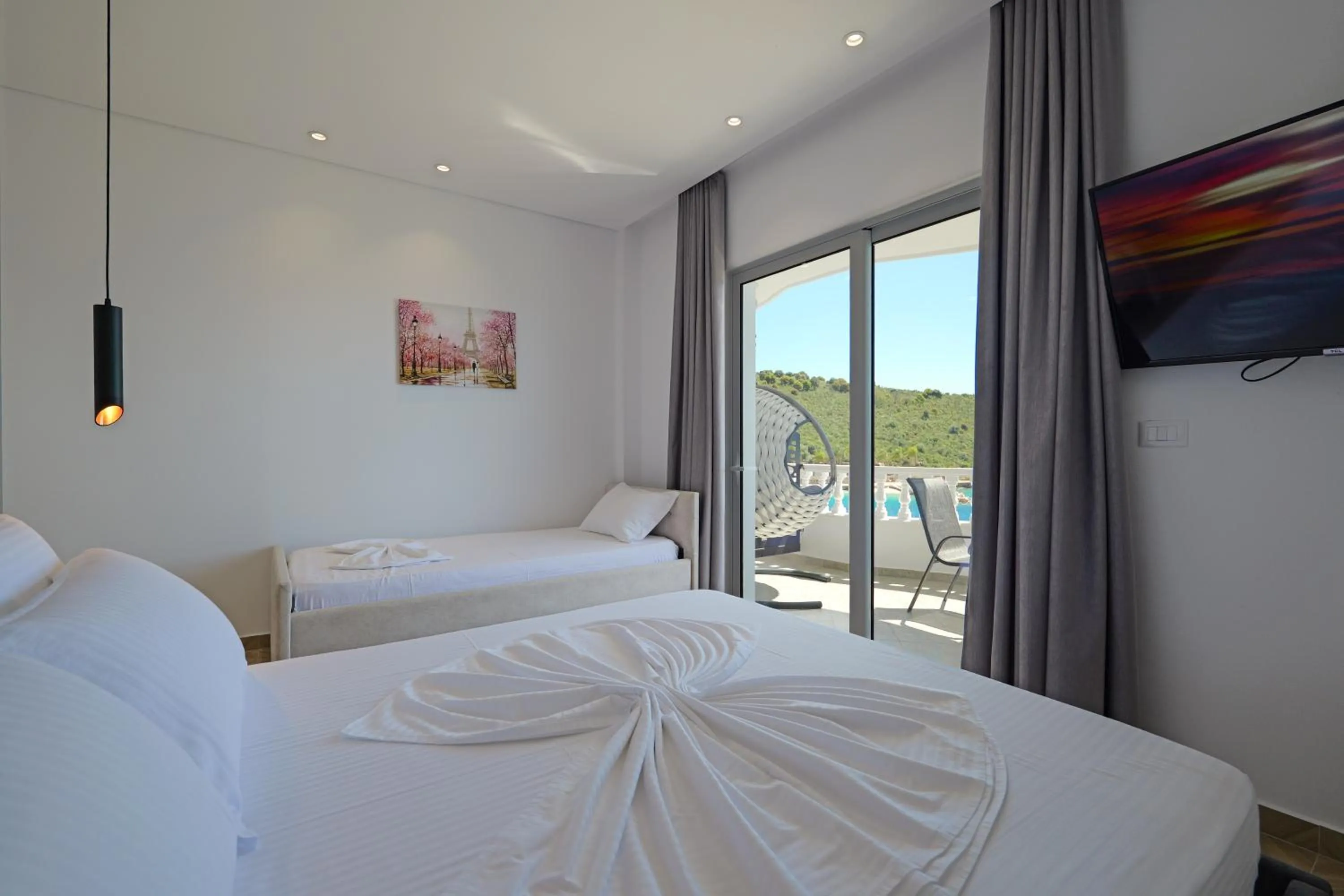 Bed in Villa Juna Beach