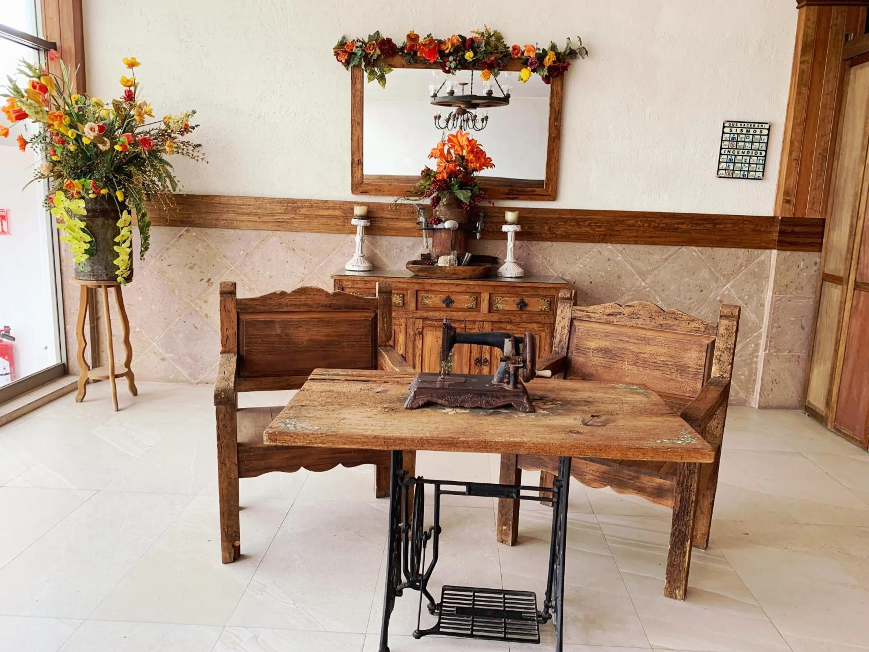 Living room in Amanecer Ranchero