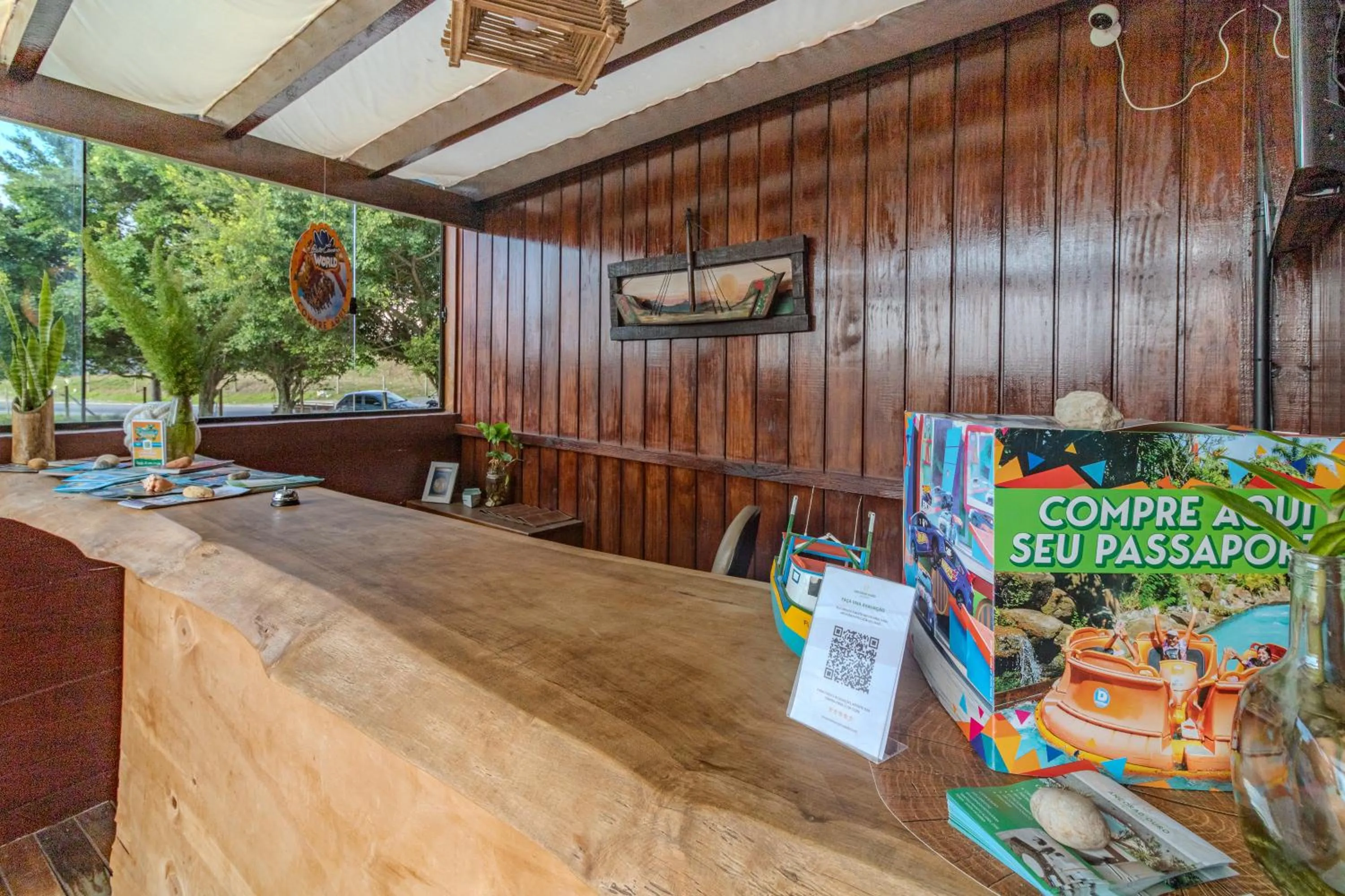 Lobby or reception in Ancoradouro Pousada