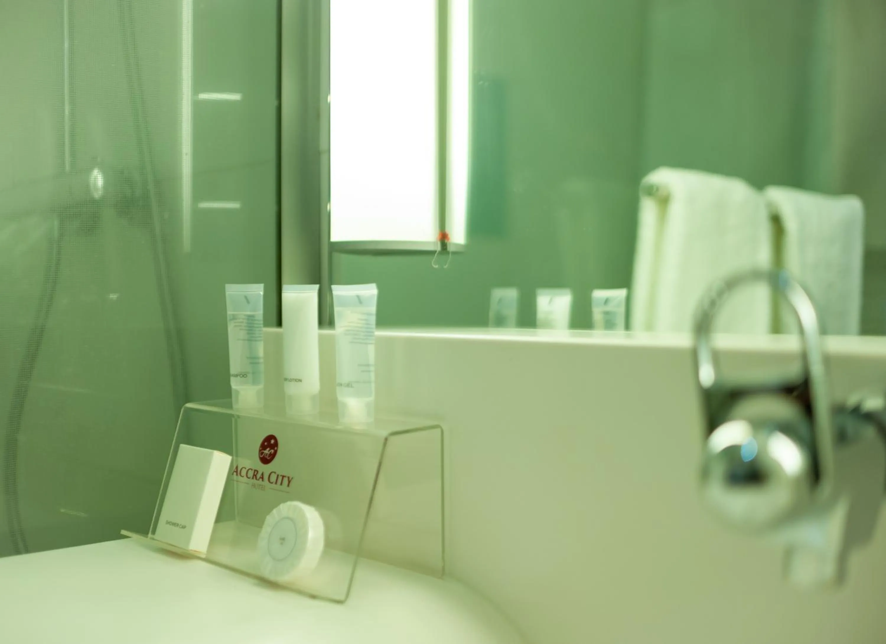 Bathroom in Accra City Hotel