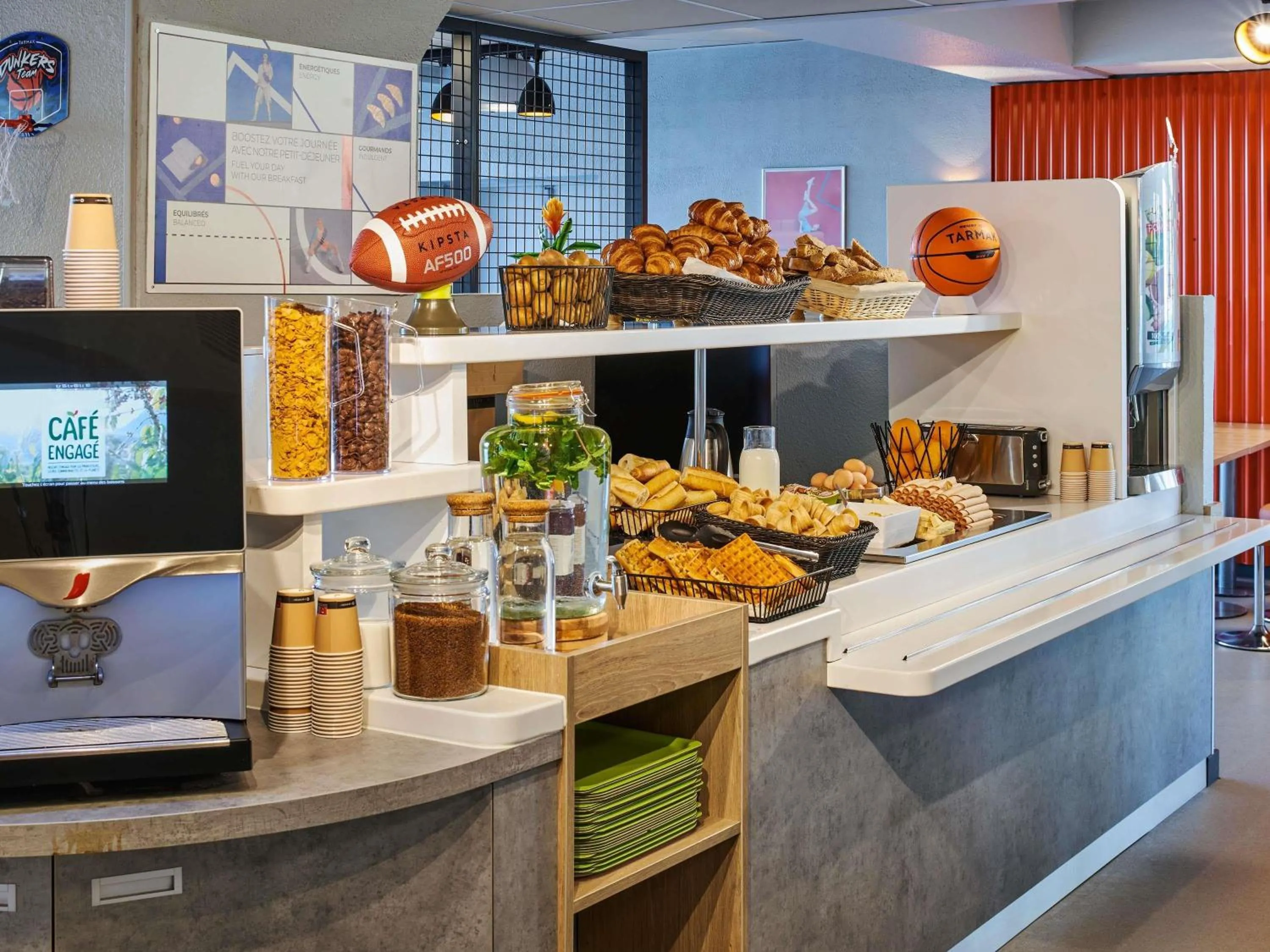 Breakfast in ibis budget Paris Porte d'Aubervilliers