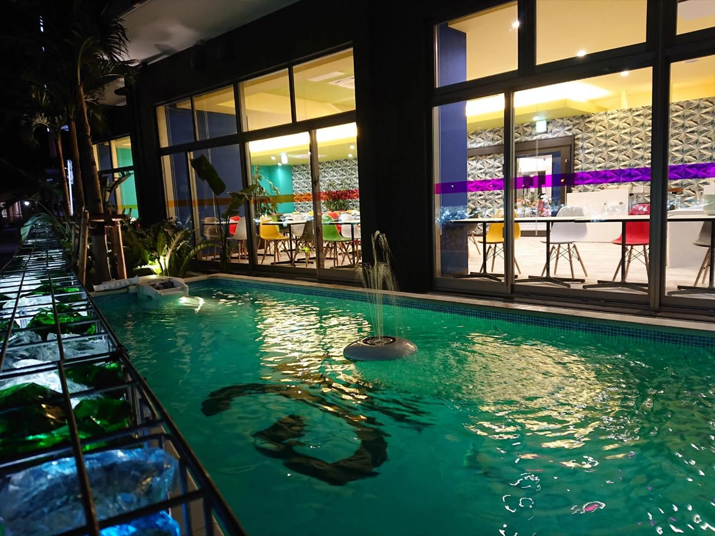 Swimming pool in Green Rich Hotel Okinawa Nago (Artificial hot spring Futamata Yunohana)