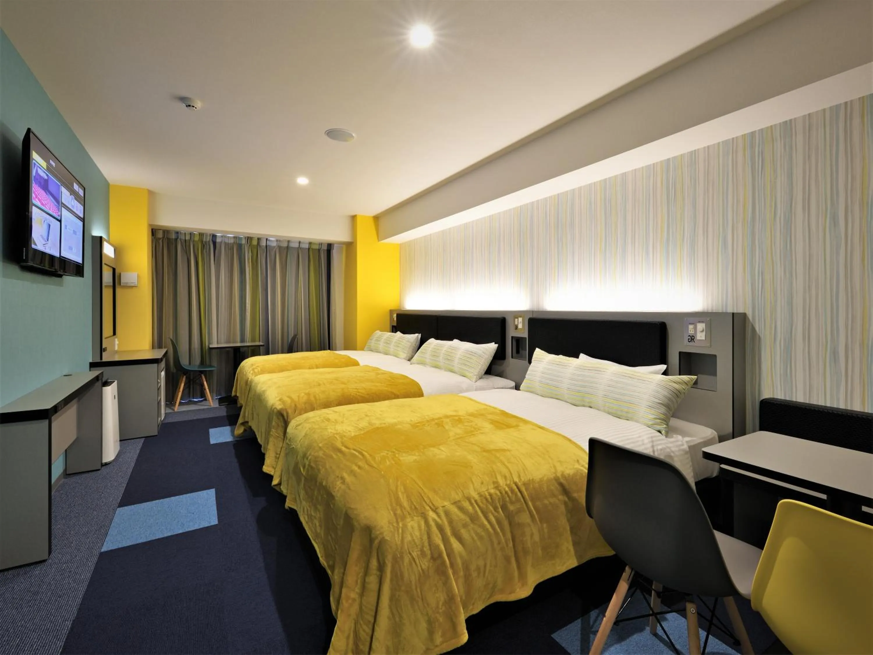 Photo of the whole room, Bed in Green Rich Hotel Okinawa Nago (Artificial hot spring Futamata Yunohana)