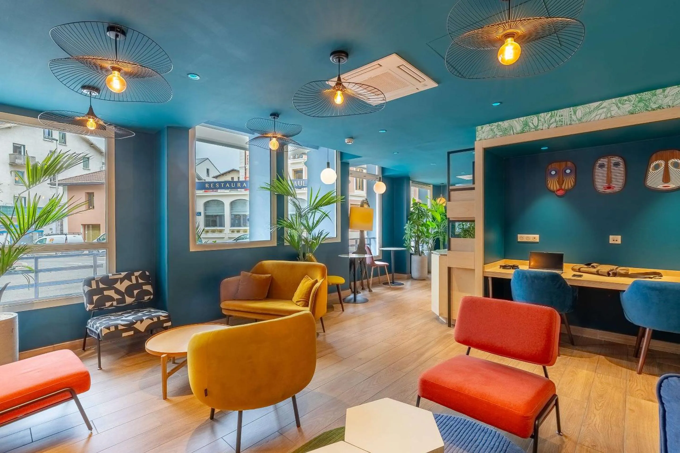 Lobby or reception in Urban Hotel & Spa Aix-les-Bains - BW Signature Collection