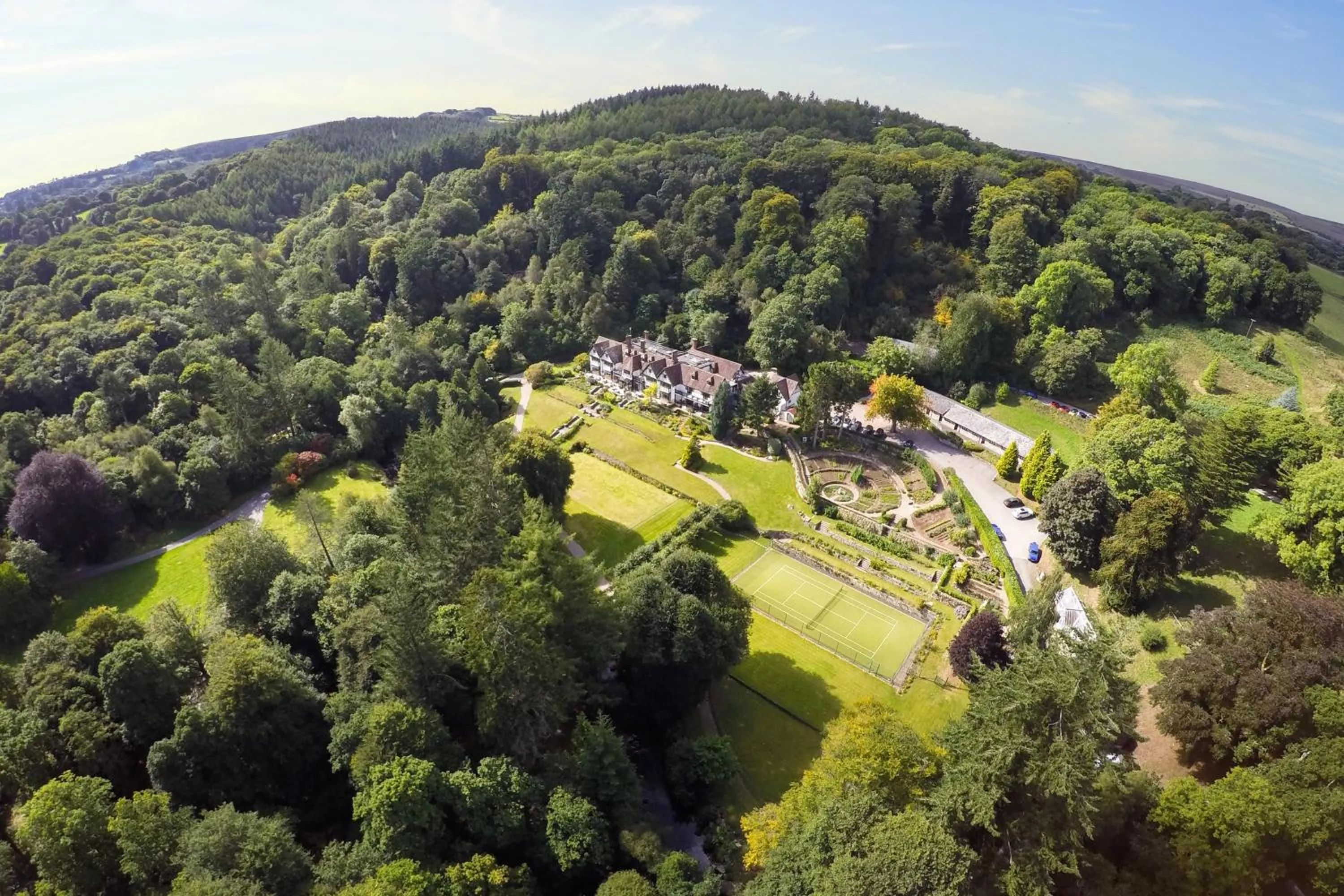 Bird's eye view in Gidleigh Park- A Relais & Chateaux Hotel
