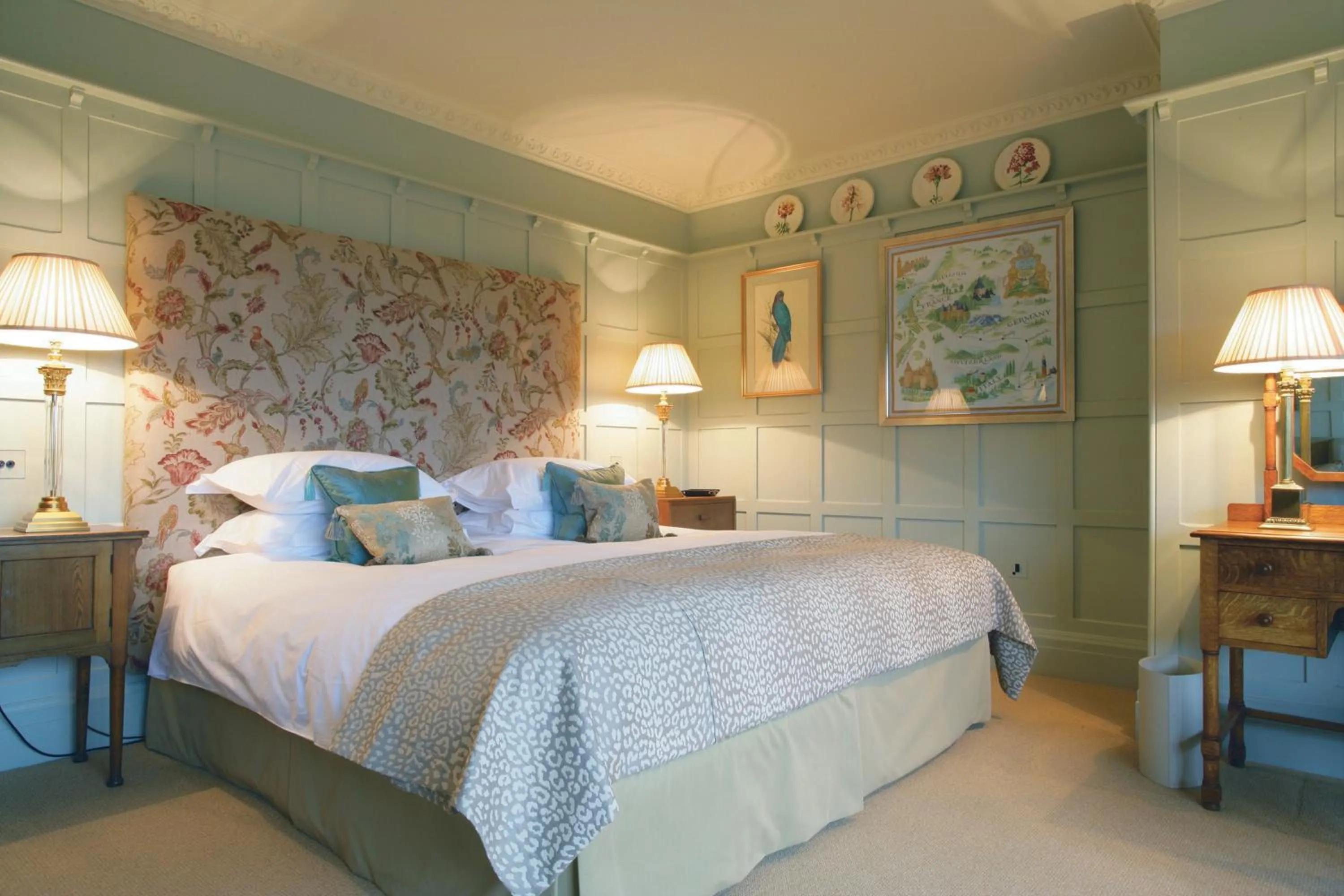 Bedroom, Bed in Gidleigh Park- A Relais & Chateaux Hotel