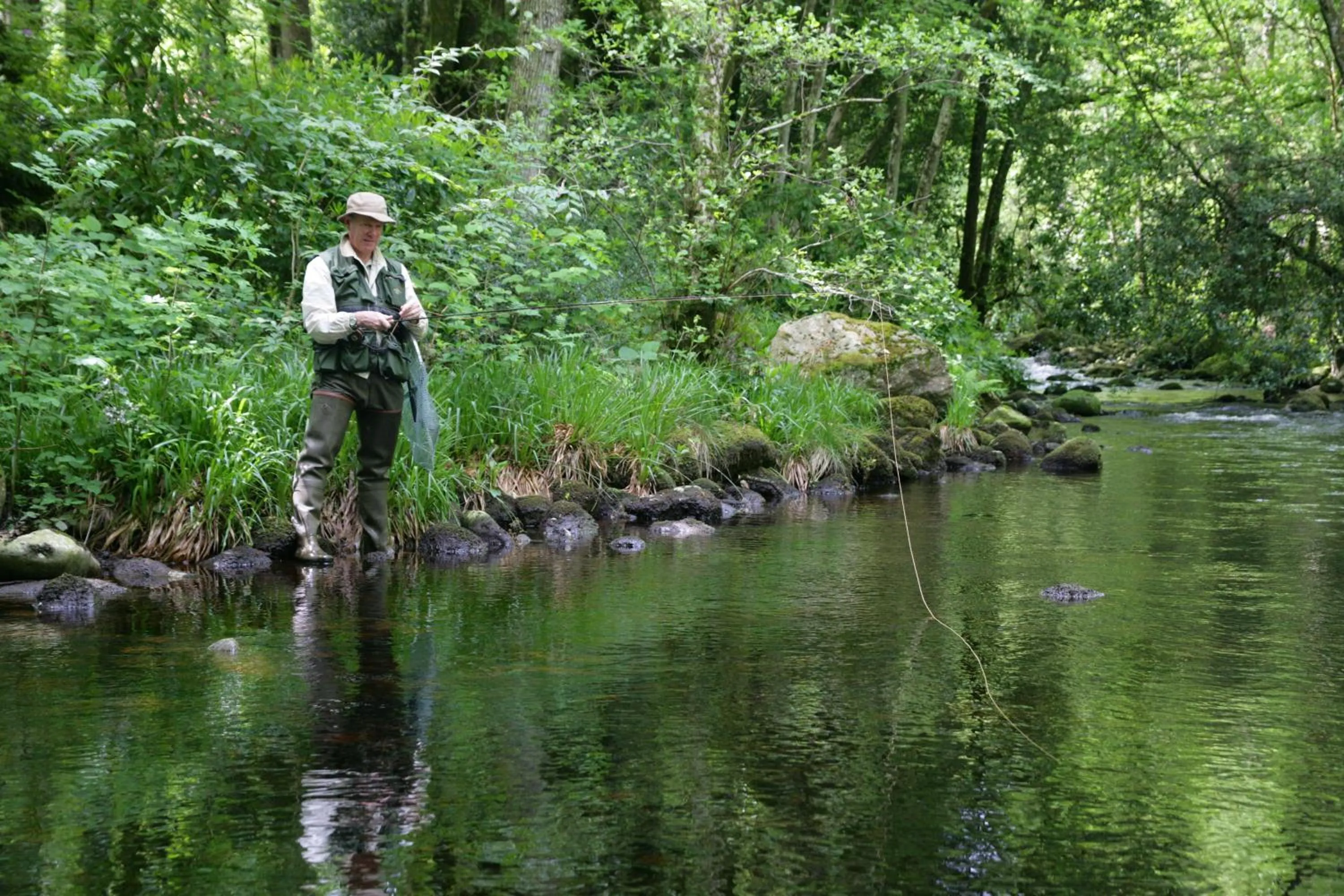 Fishing in Gidleigh Park- A Relais & Chateaux Hotel