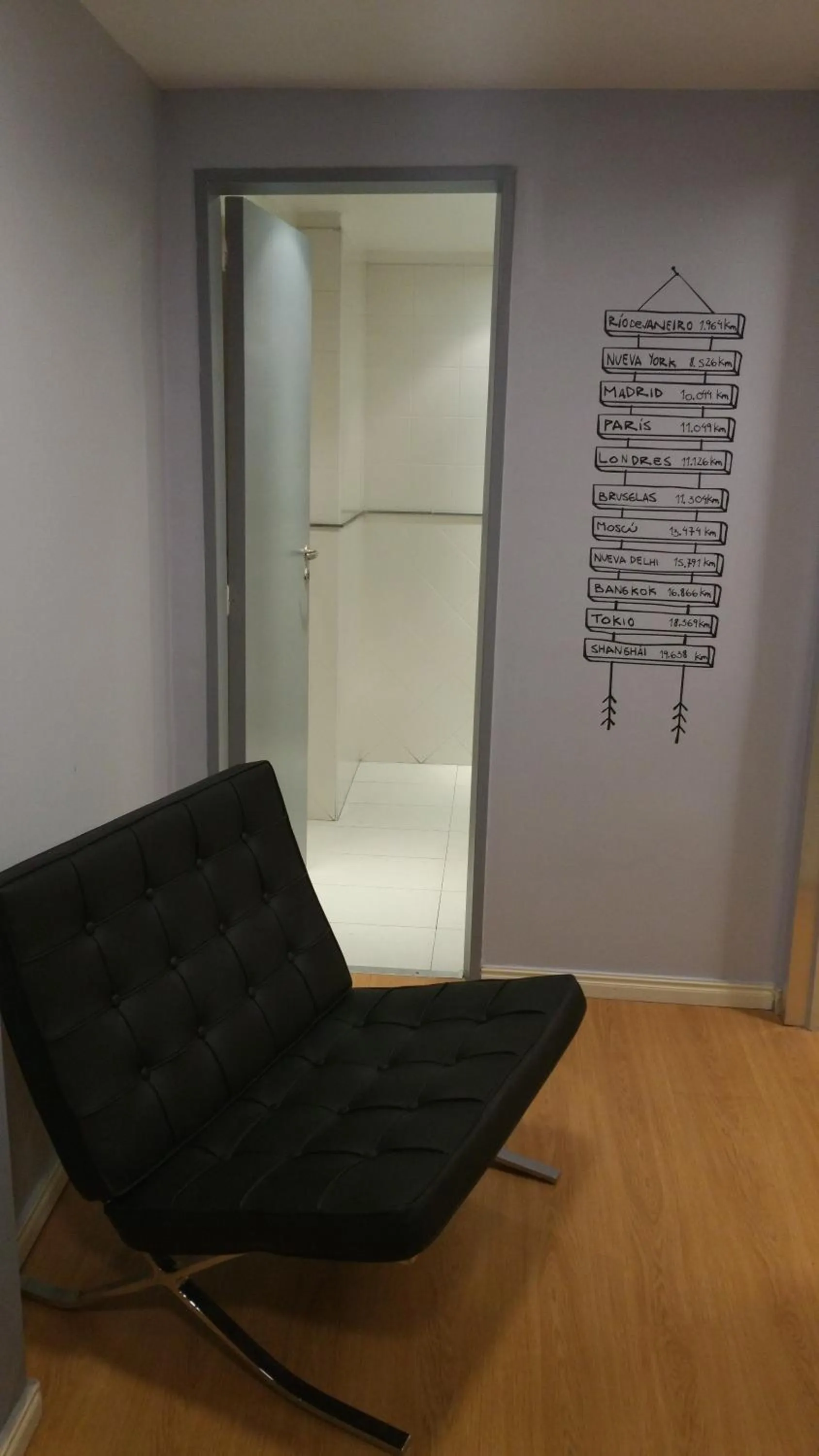 Area and facilities in Callao Suites Recoleta