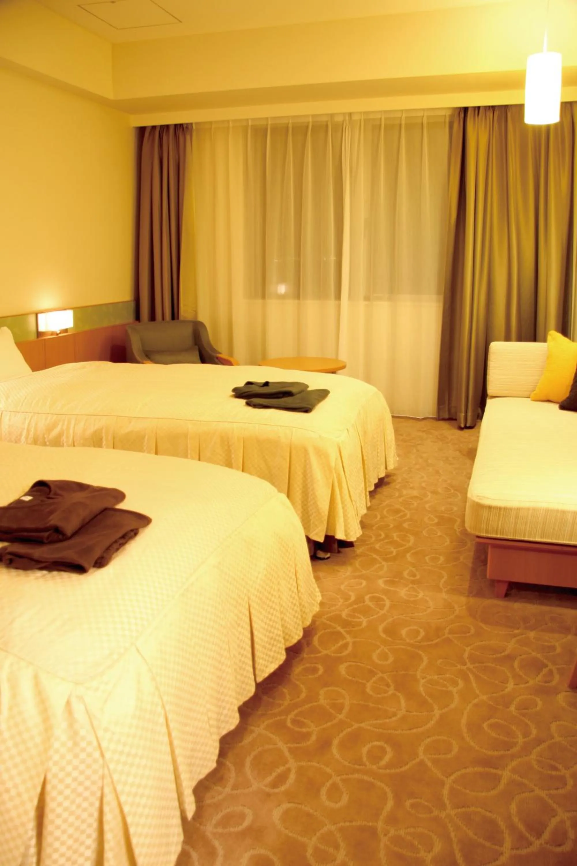 Bed in SPA&HOTEL EURASIA MAIHAMA Closed the public Spa area