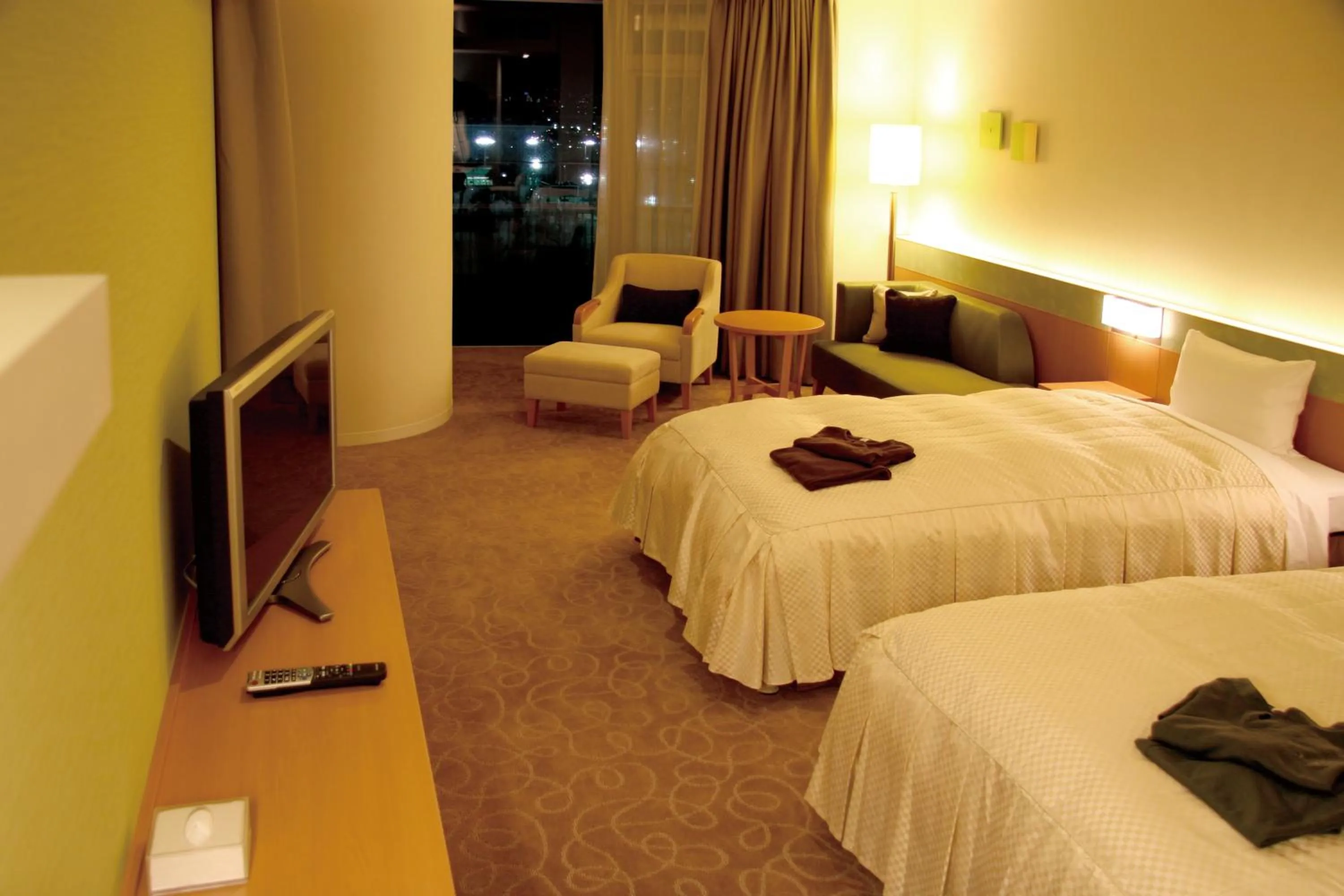 Bed in SPA&HOTEL EURASIA MAIHAMA Closed the public Spa area