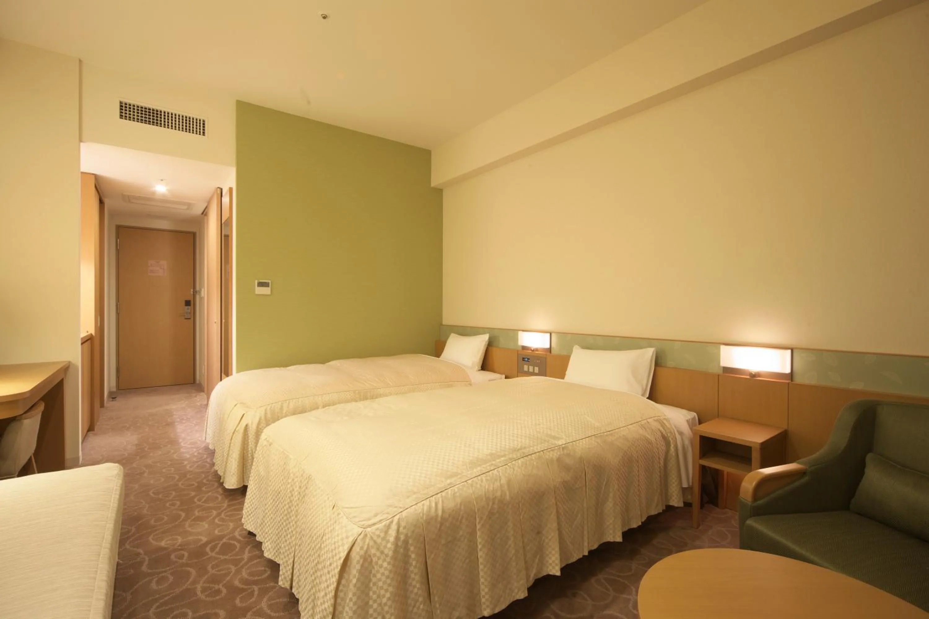 Bed in SPA&HOTEL EURASIA MAIHAMA Closed the public Spa area