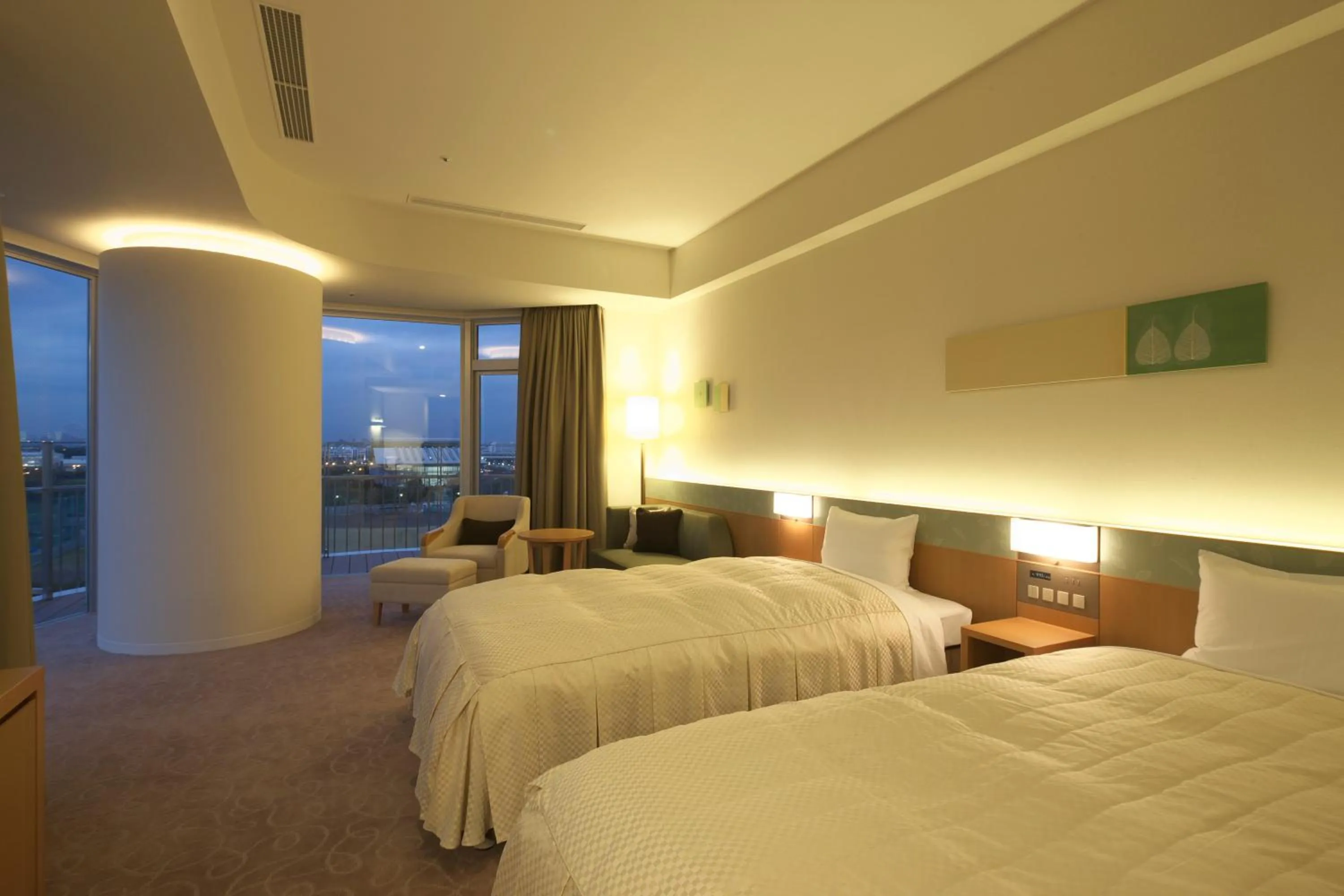 Bed in SPA&HOTEL EURASIA MAIHAMA Closed the public Spa area