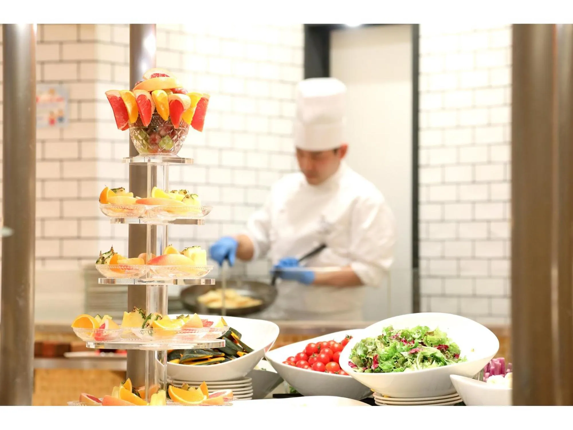 Buffet breakfast in SPA&HOTEL EURASIA MAIHAMA Closed the public Spa area