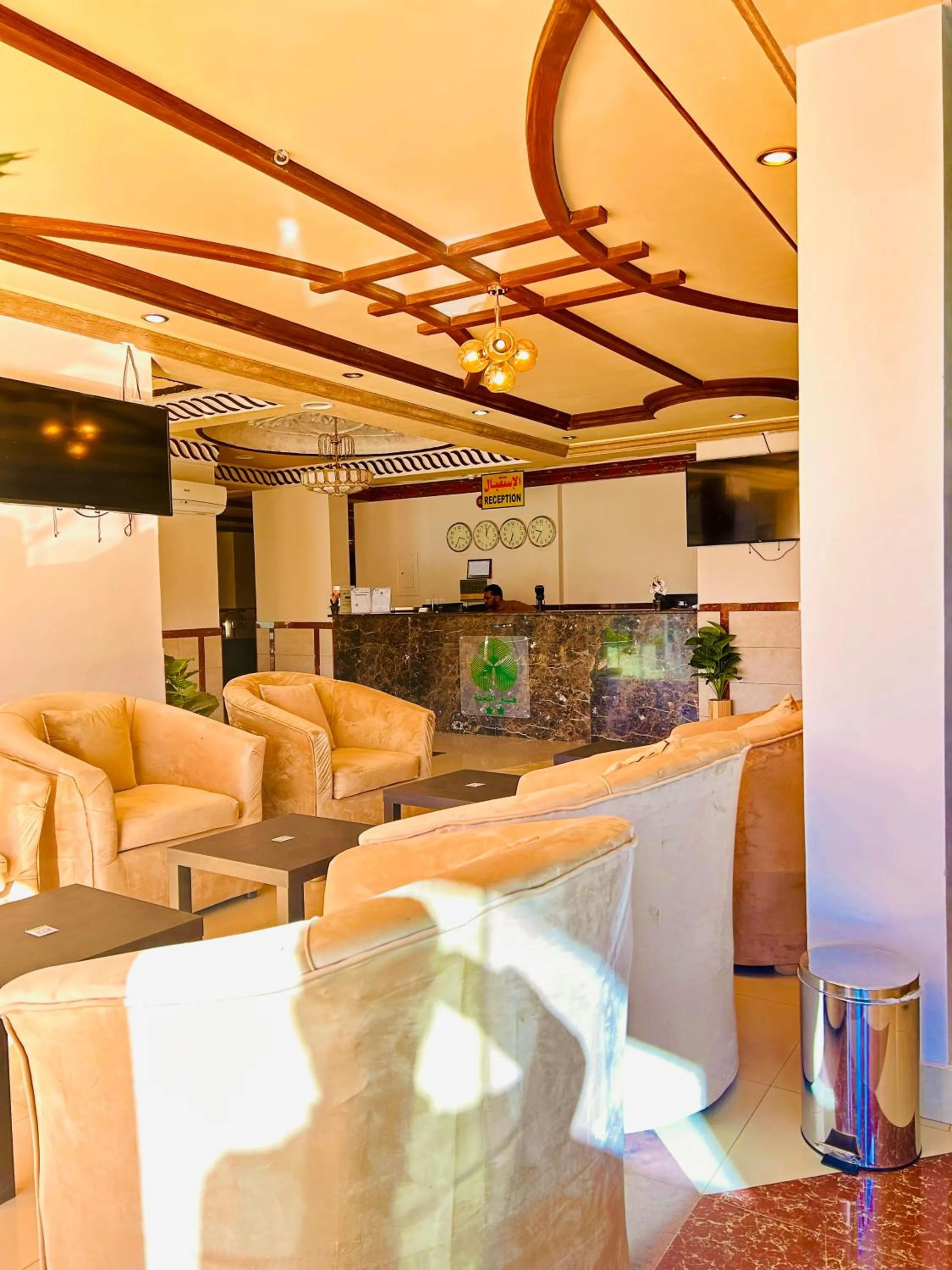 Seating area in Arabian Palm Hotel