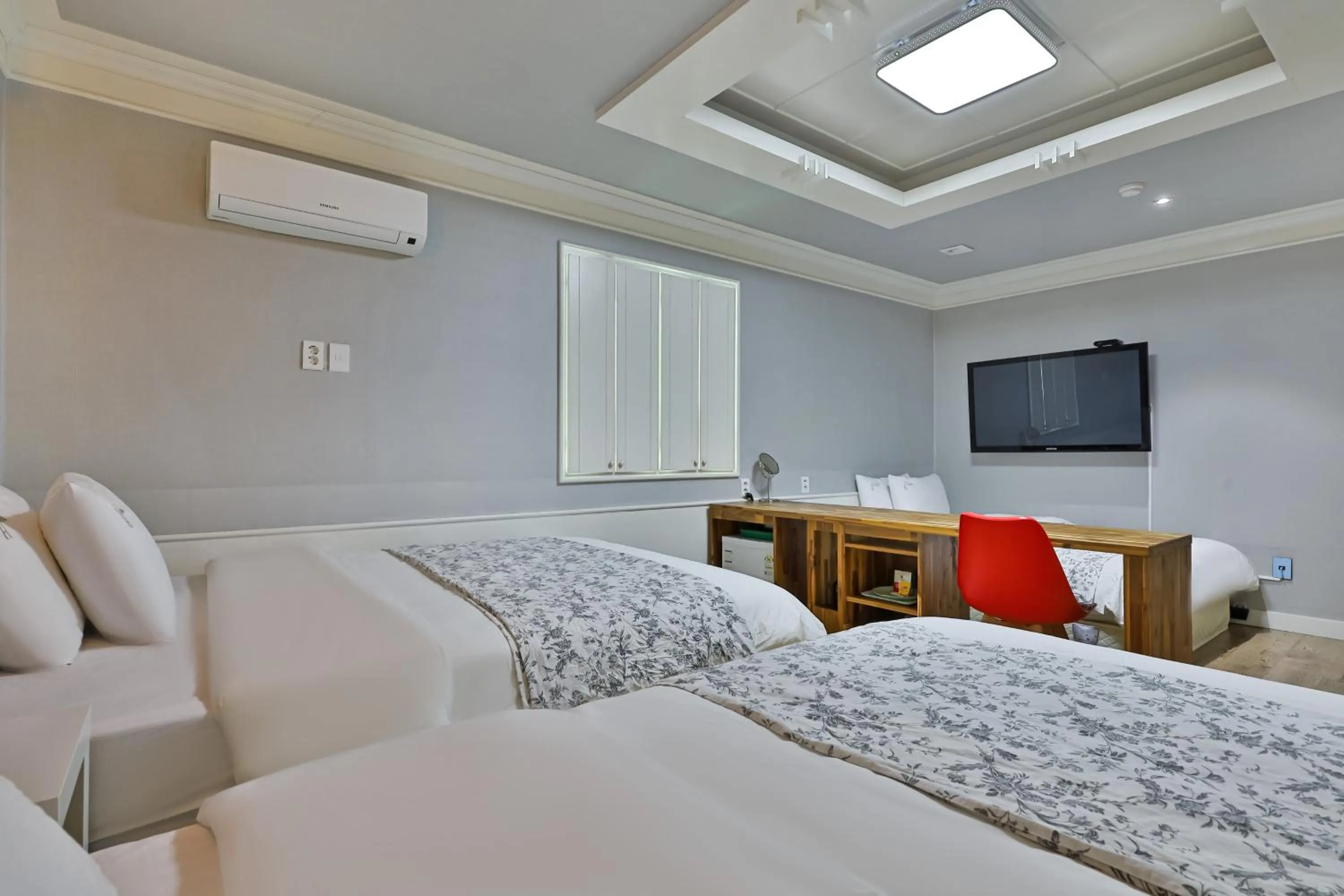 Bed in 히든힐불국사호텔