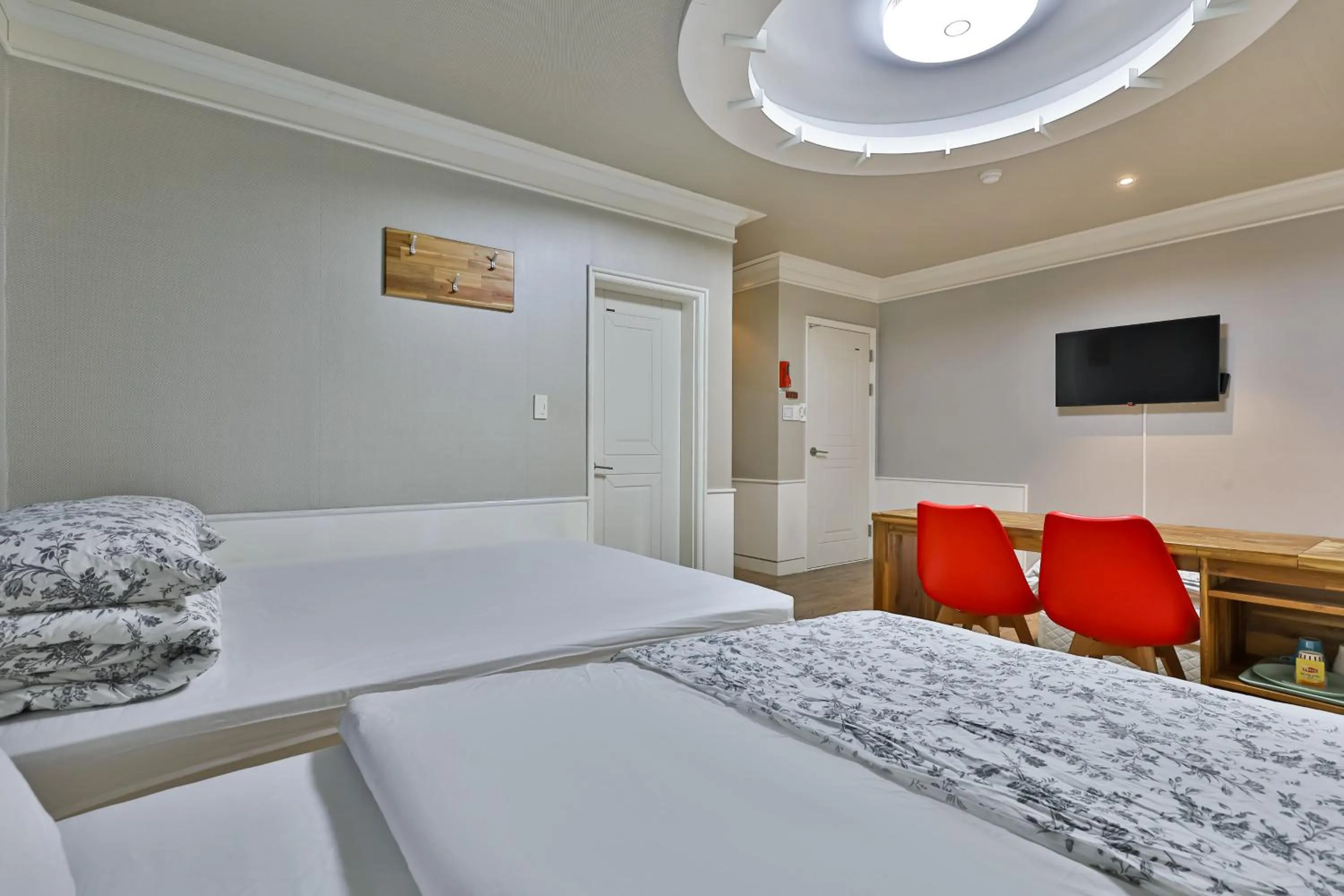 Bed in 히든힐불국사호텔