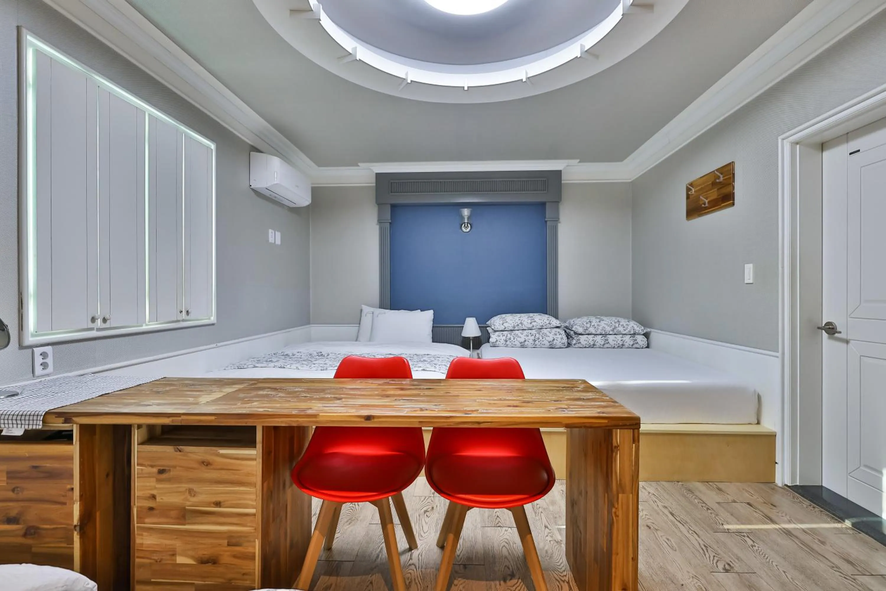 Bed in 히든힐불국사호텔