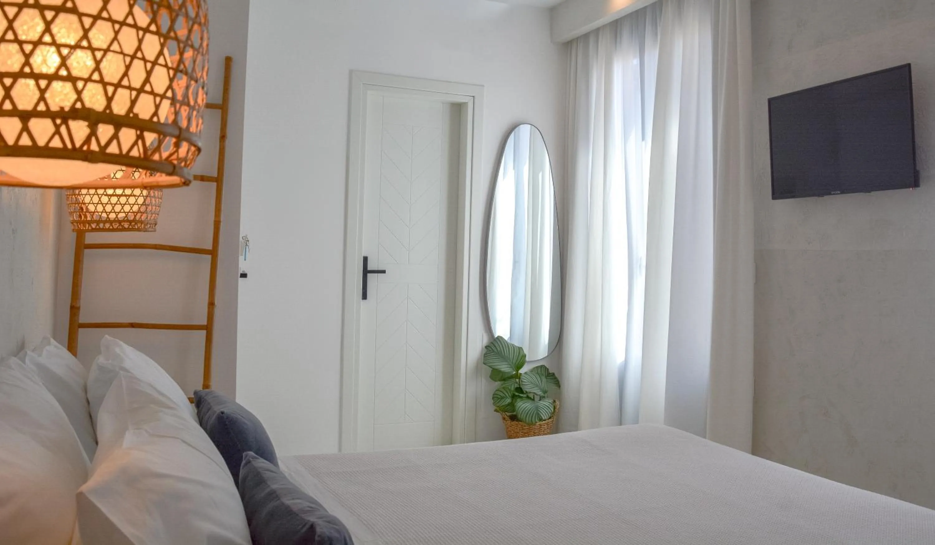 Bed in BOĒM Boutique Hotel Lefkada