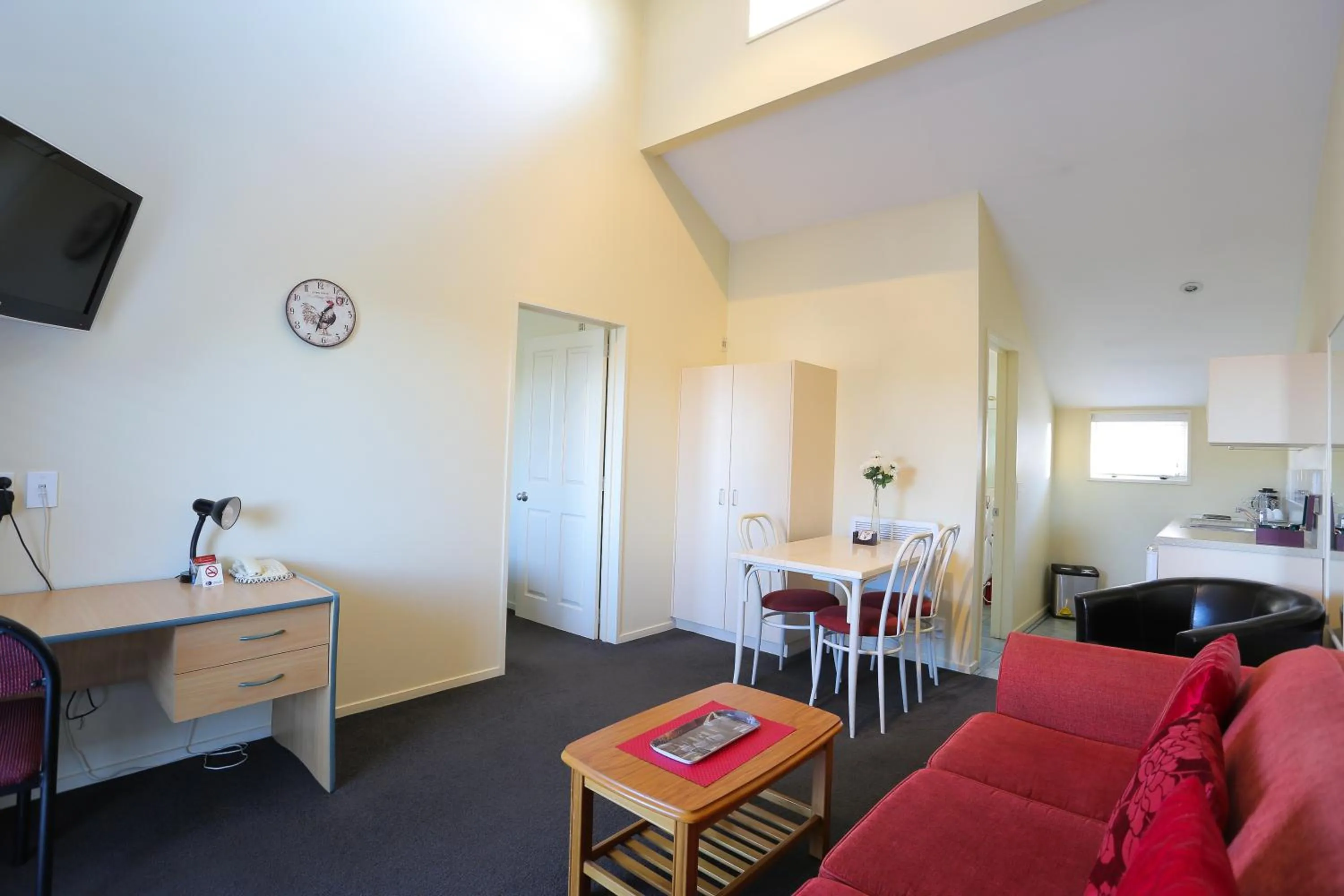 Living room in Apollo Motel