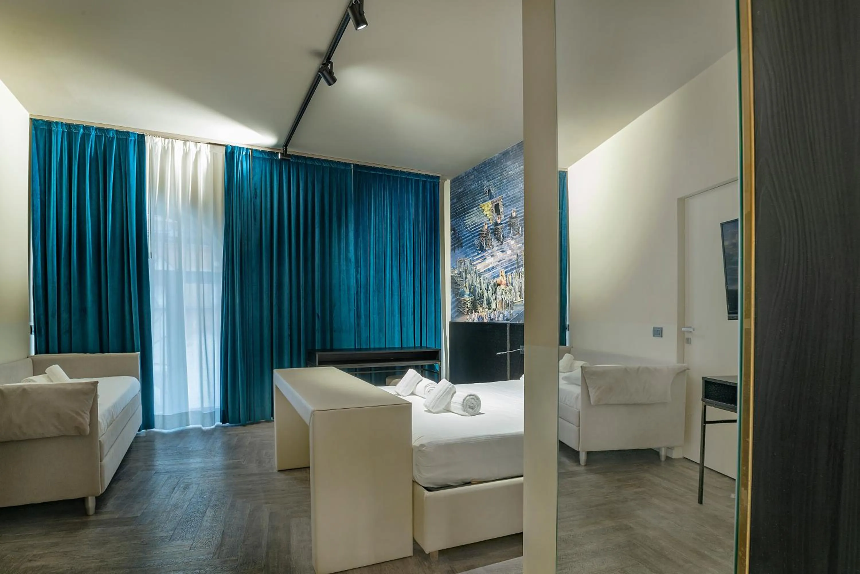 Bedroom, Bed in Italianflat - Theatrum Rooms and Suite