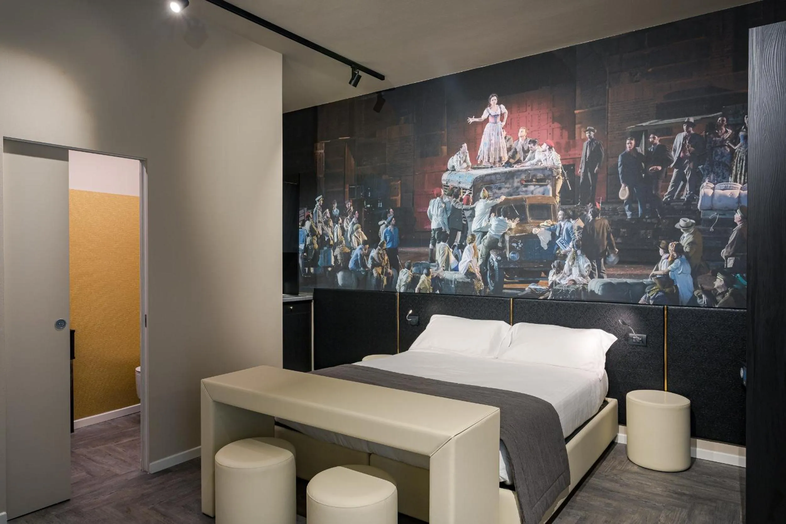 Bed in Italianflat - Theatrum Rooms and Suite