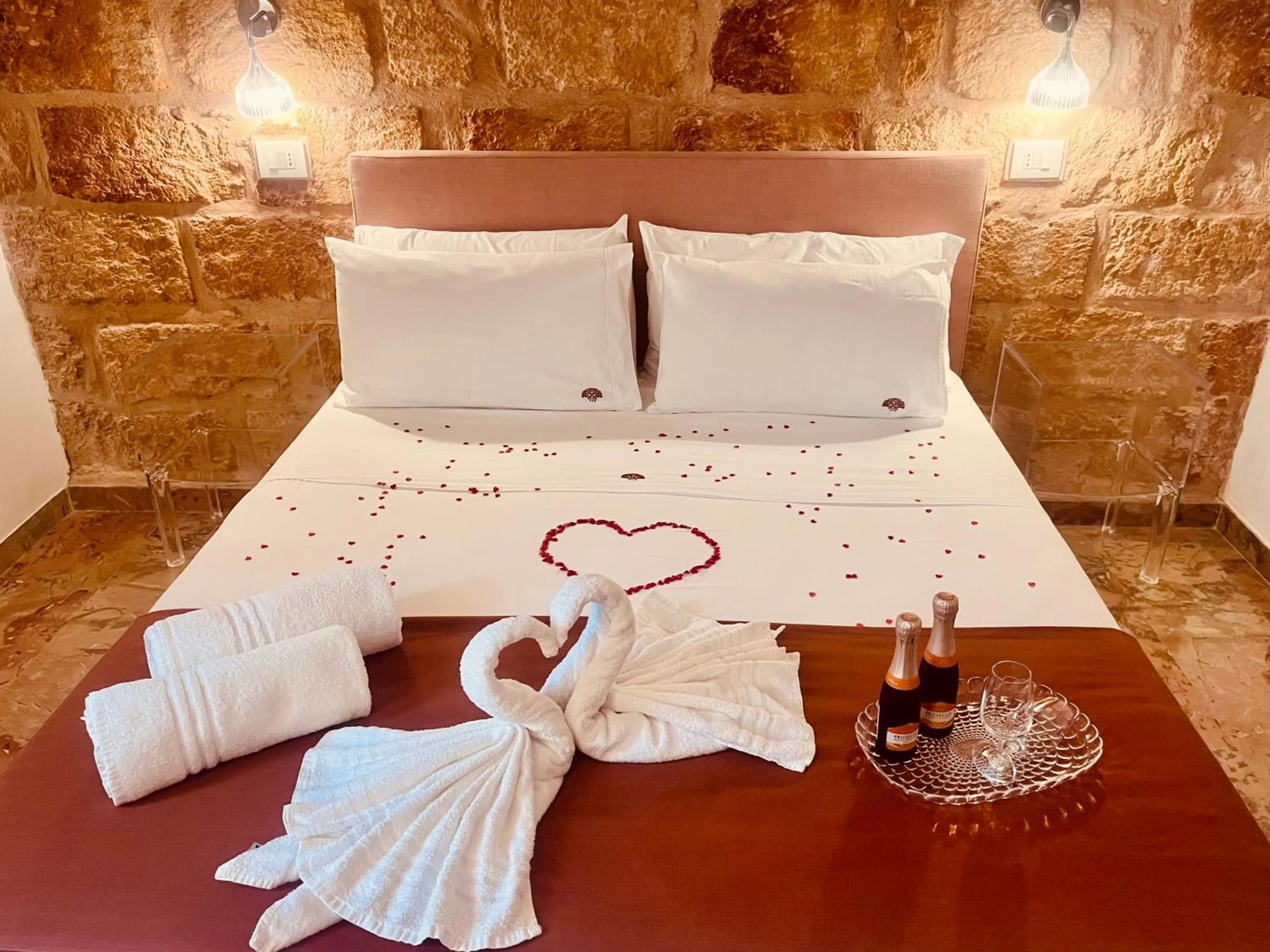 Bed in Ricordi Siciliani - Charme Rooms