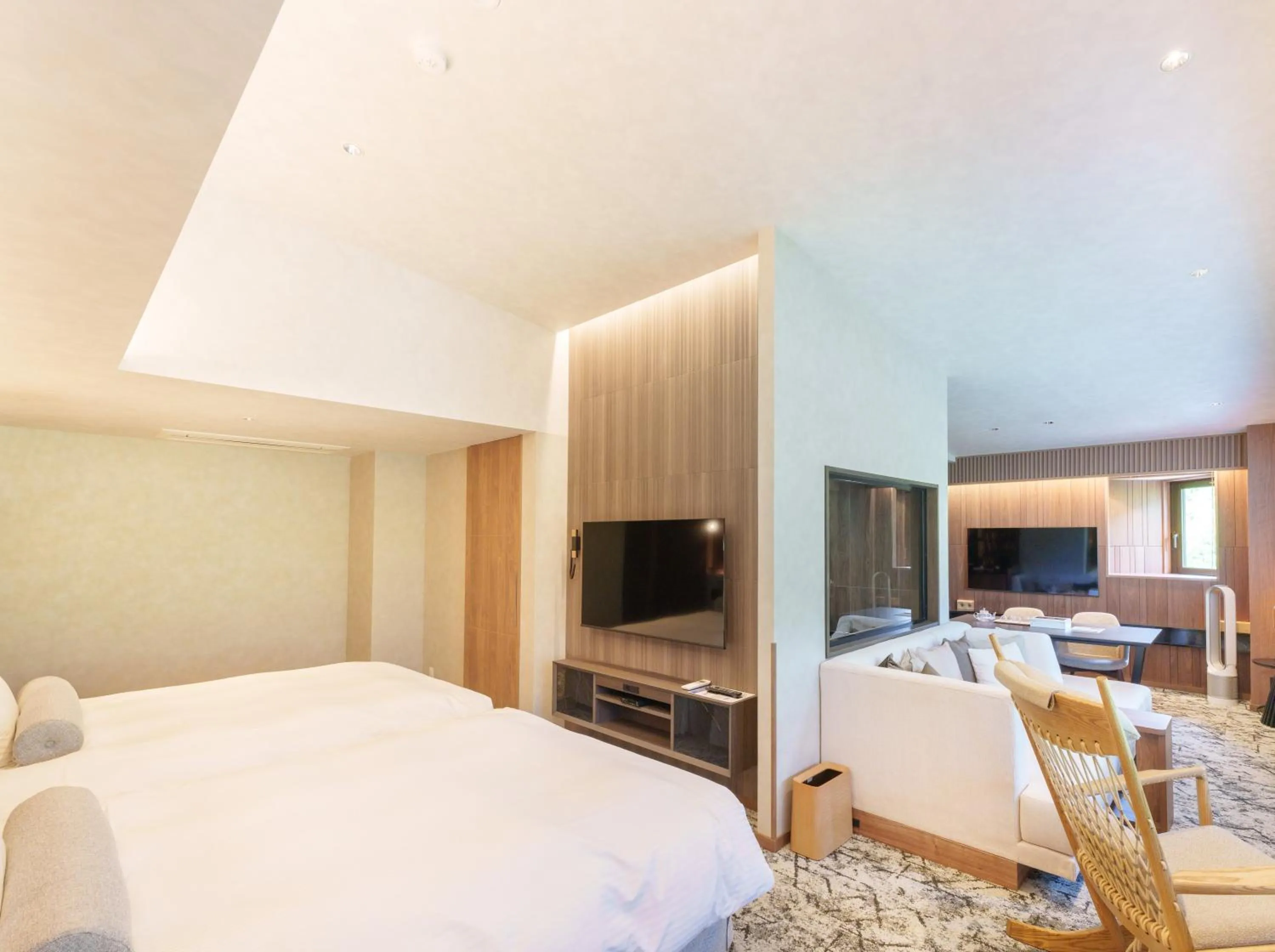 Bed in Kamikochi Lemeiesta Hotel