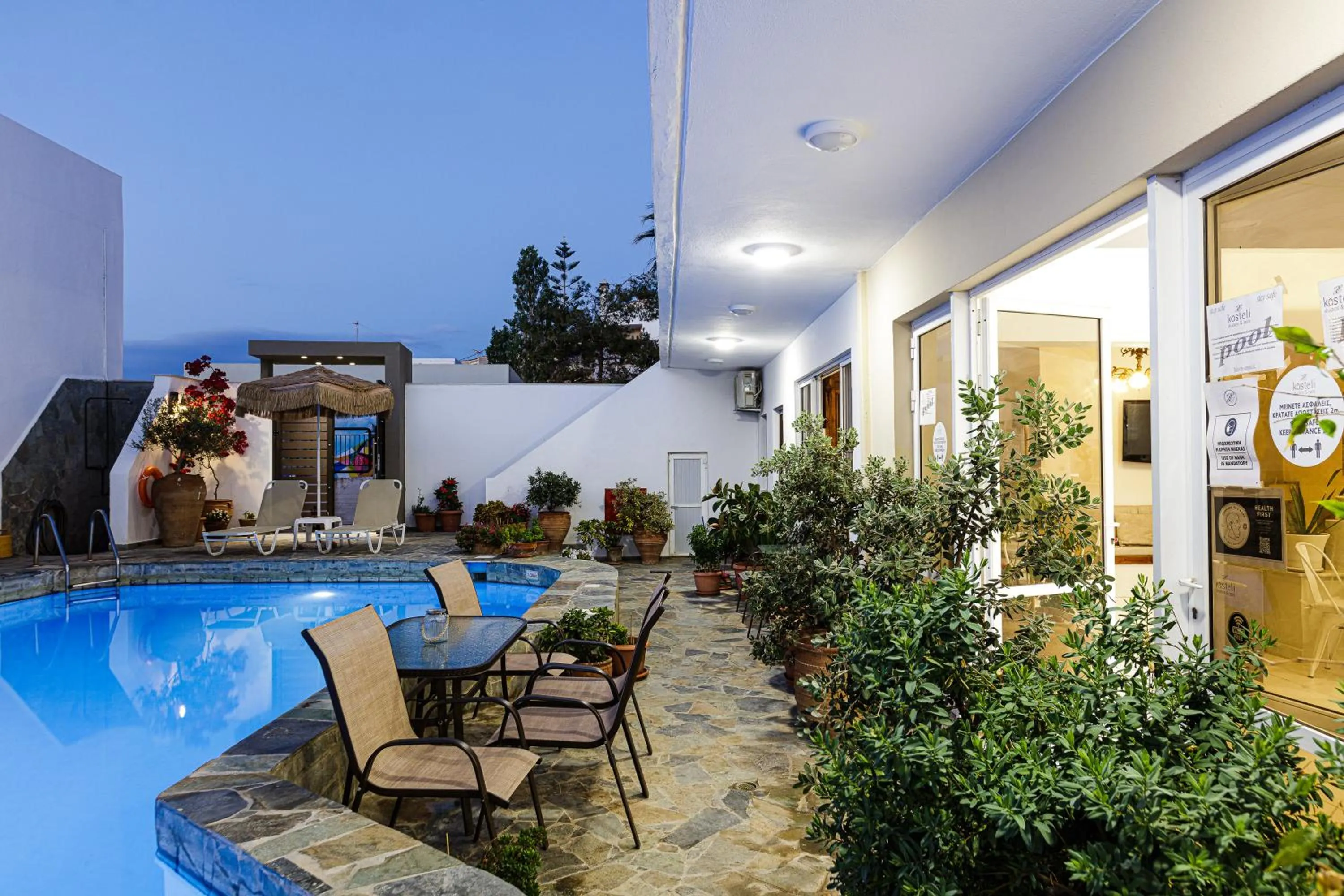 Swimming pool in Kasteli Studios & Apartments