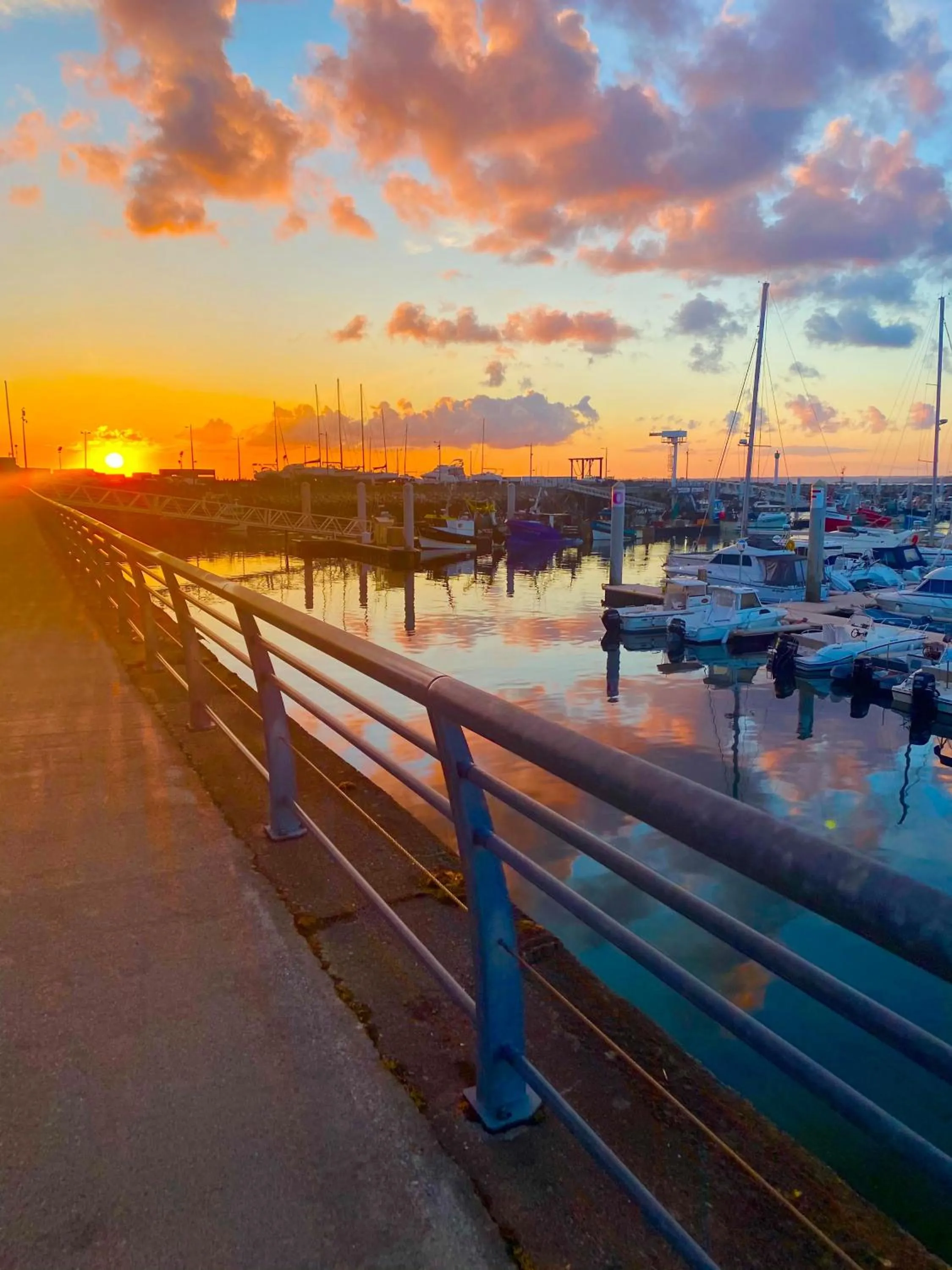 Sunset in Hôtel de l'Espérance