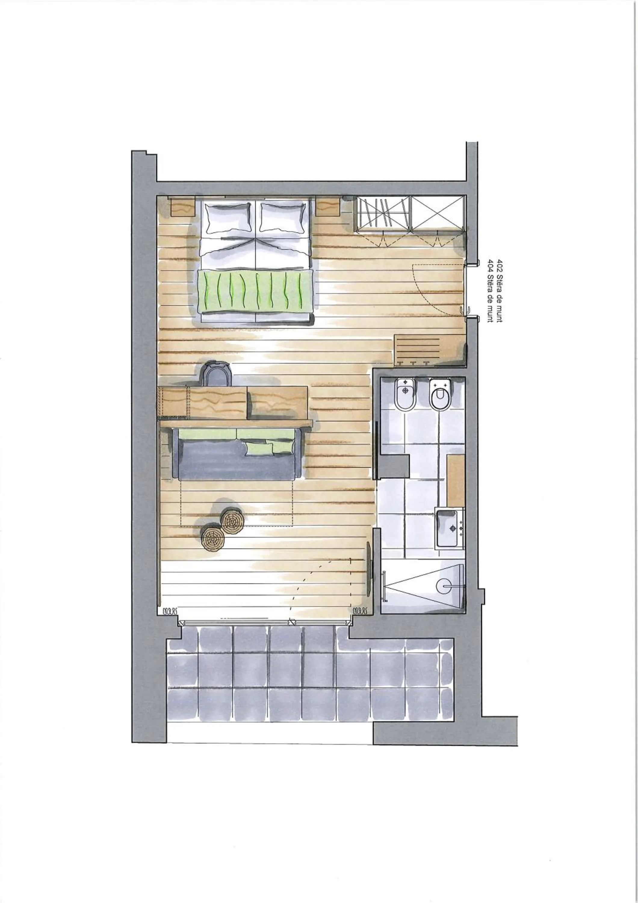 Photo of the whole room in Hotel Gran Pre