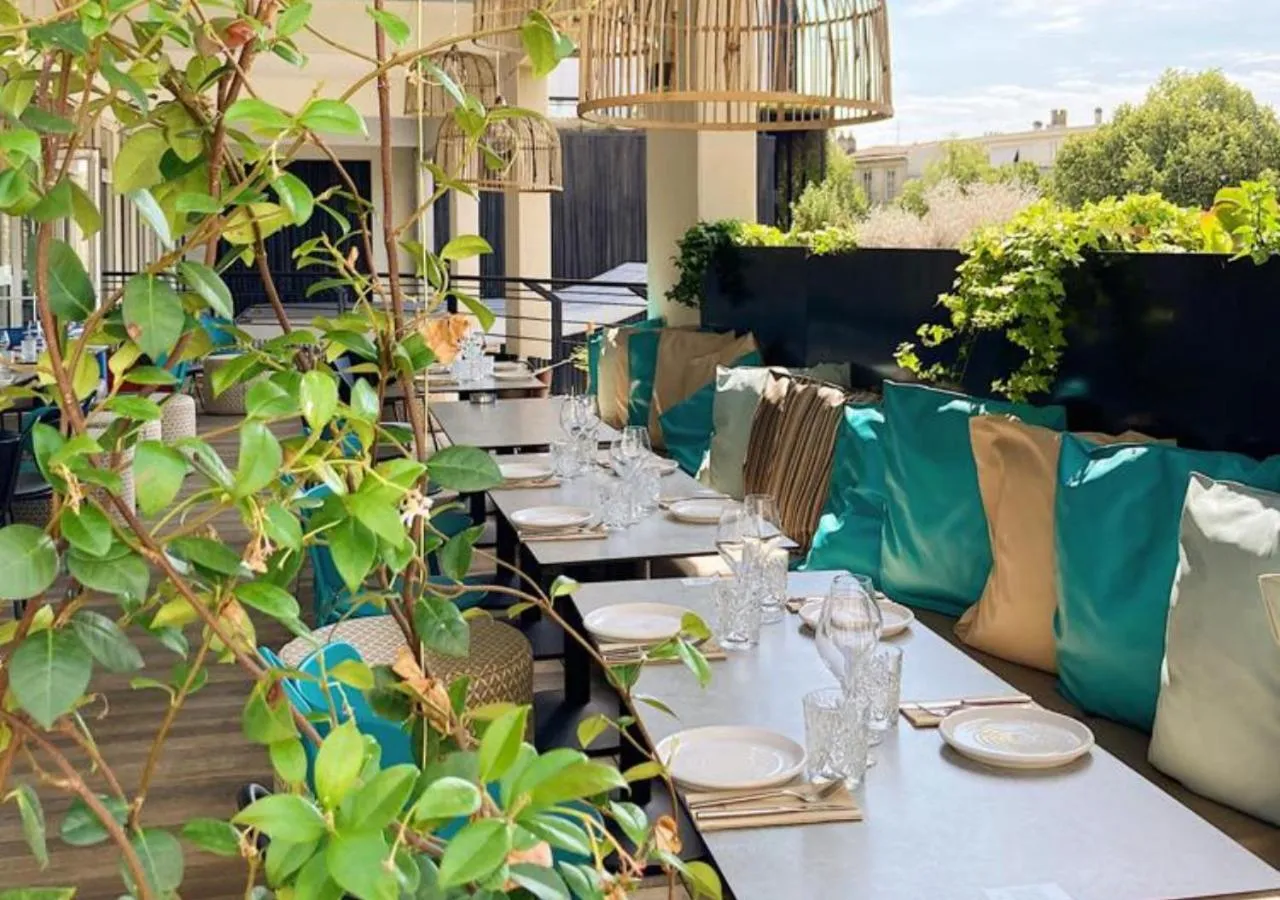 Patio in Novotel Bordeaux Centre Ville