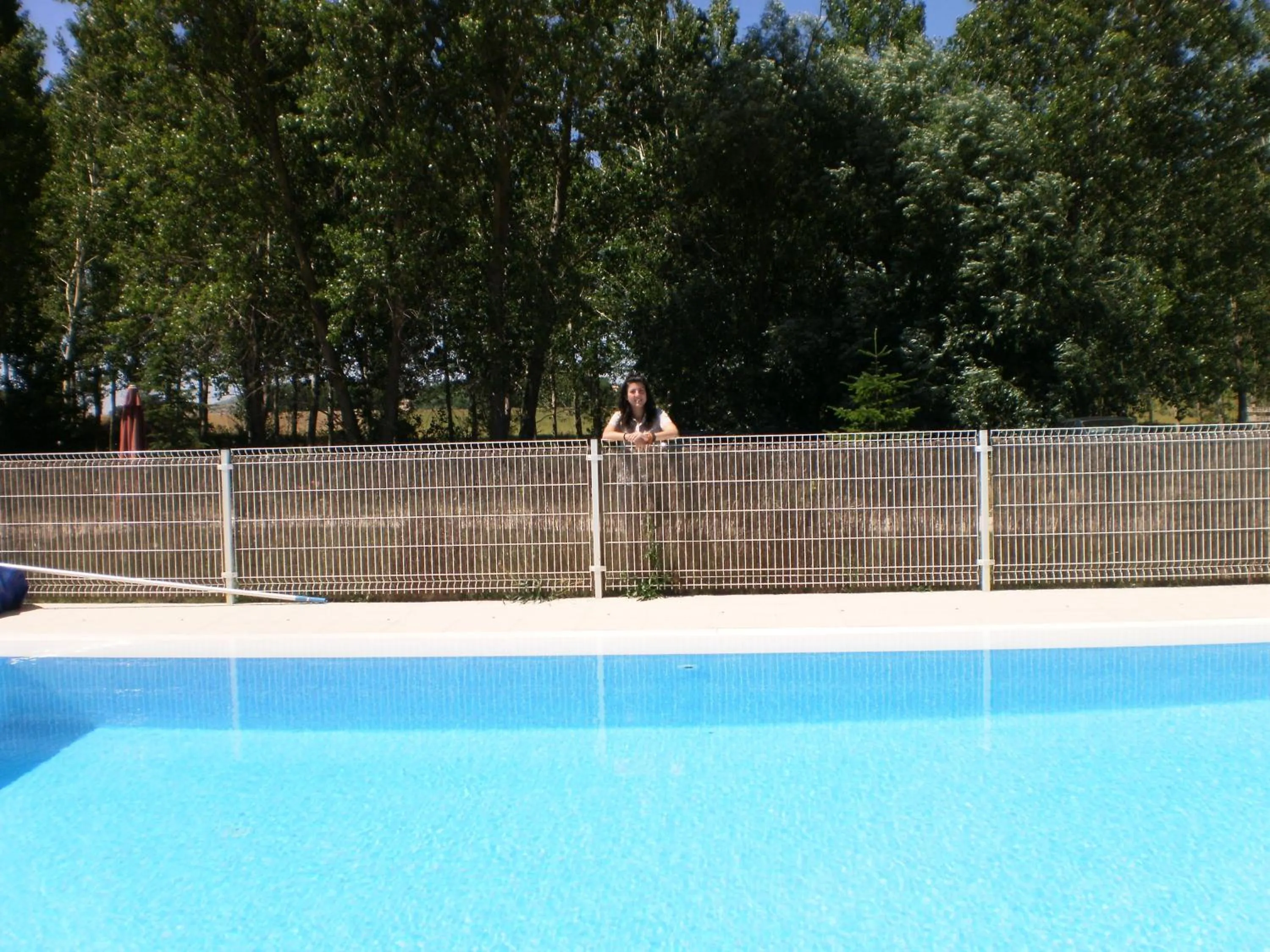 Swimming pool in Hotel Santa Coloma del Camino