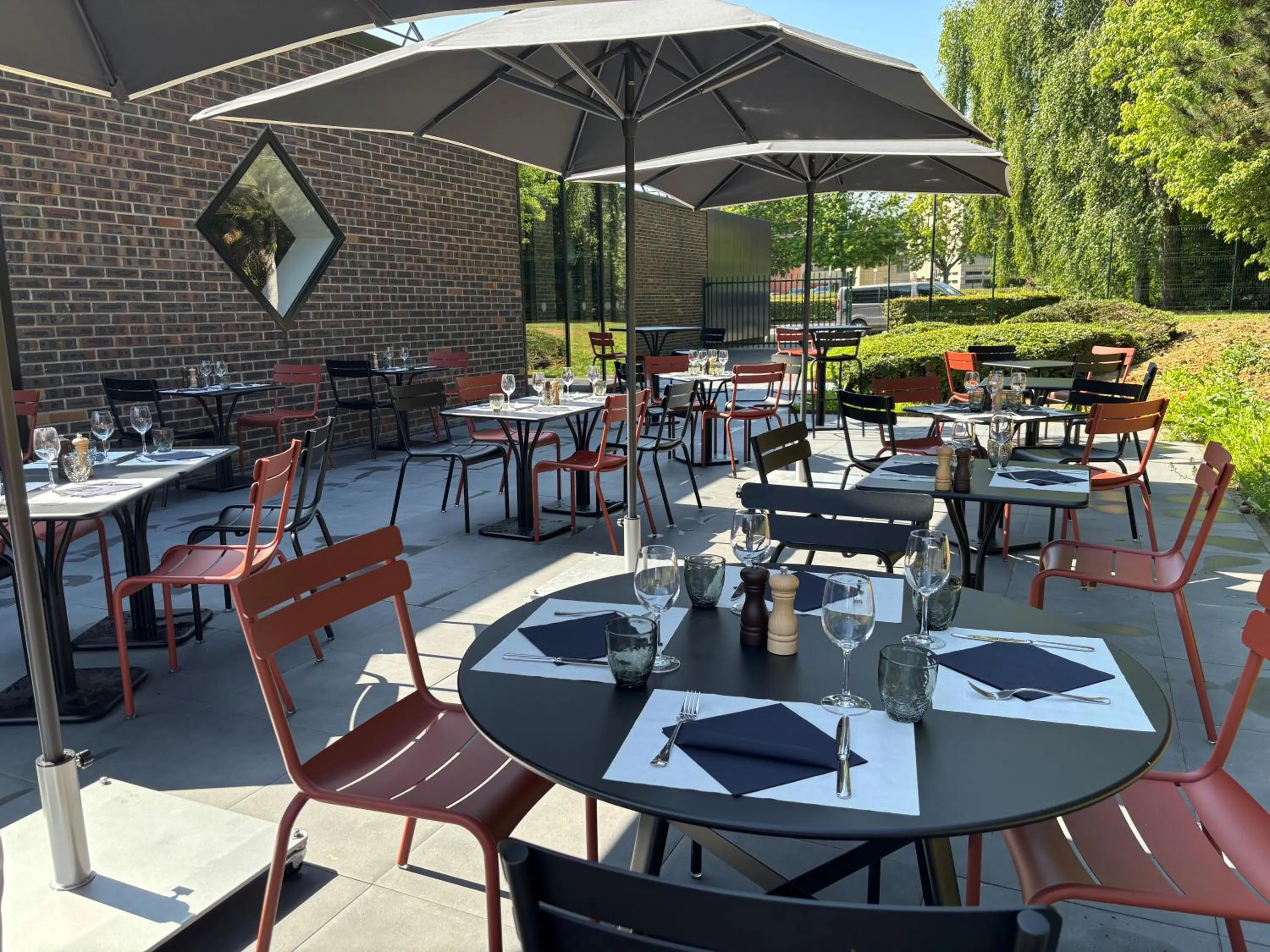 Patio in Mercure Caen Cote De Nacre